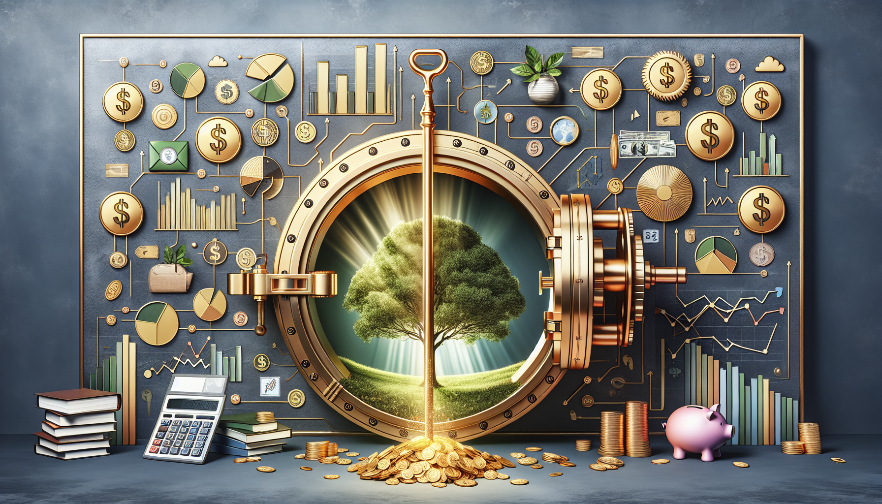 AI-generated image to illustrate the content of Dollar Sense Future.