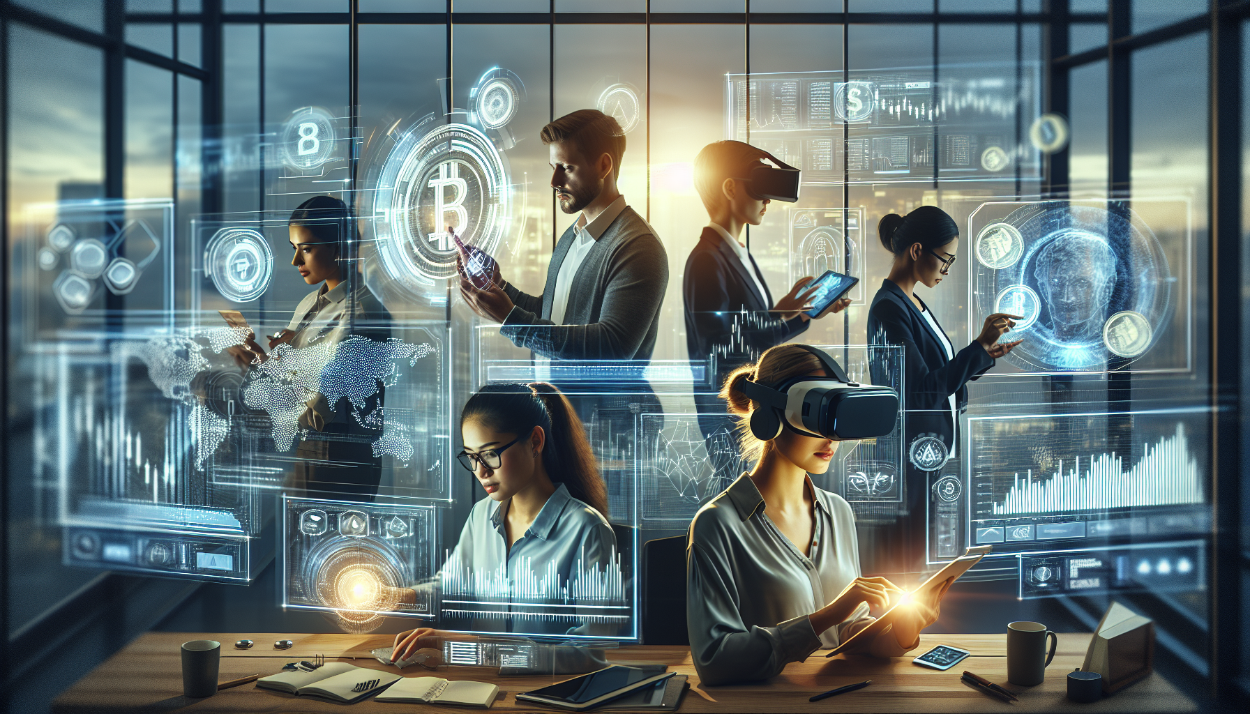 AI-generated image to illustrate the content of Dollar Sense Future.