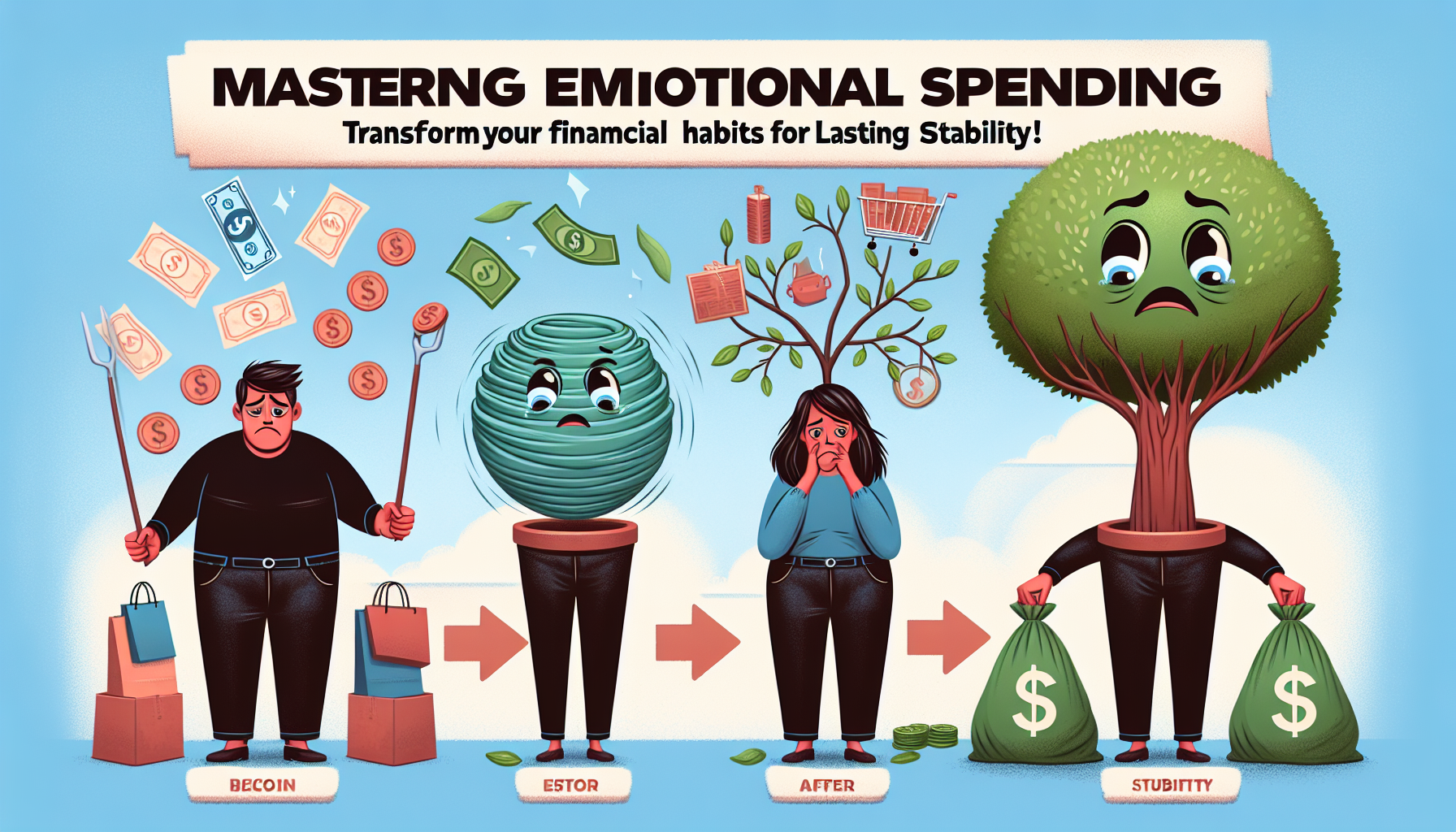 AI-generated image to illustrate the content of Dollar Sense Future.