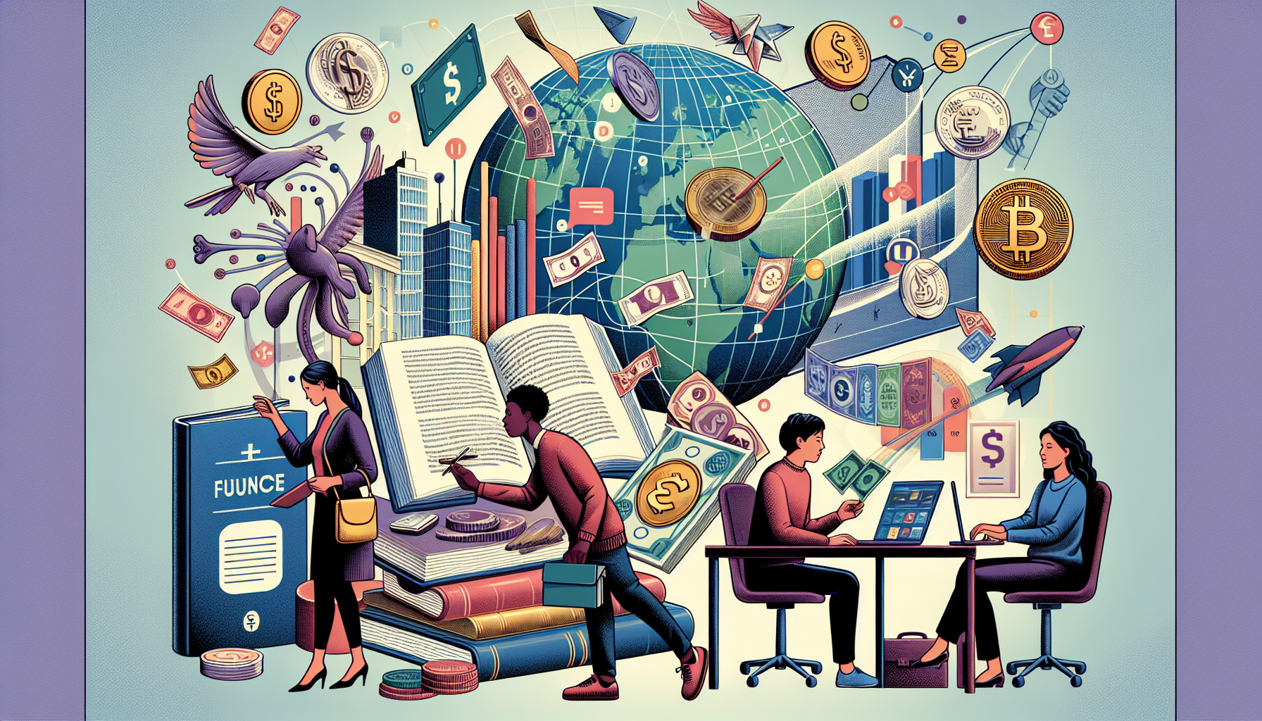 AI-generated image to illustrate the content of Dollar Sense Future.