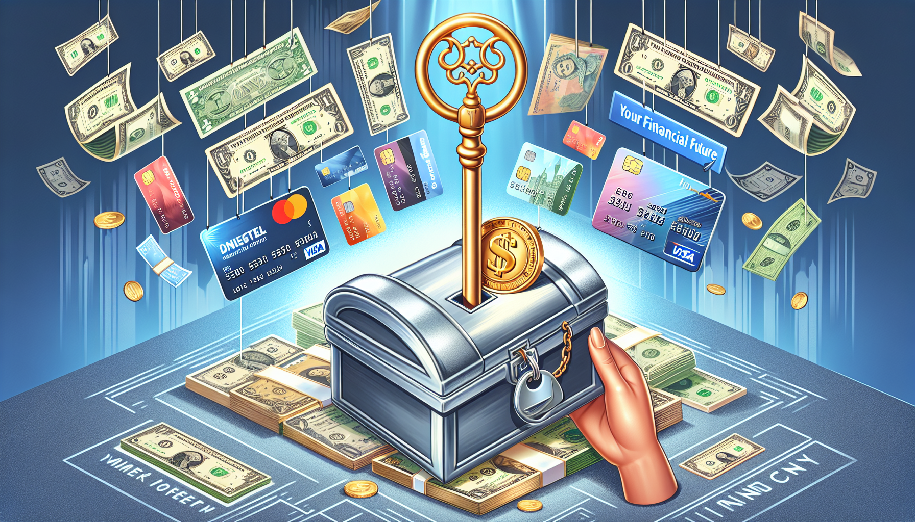 AI-generated image to illustrate the content of Dollar Sense Future.