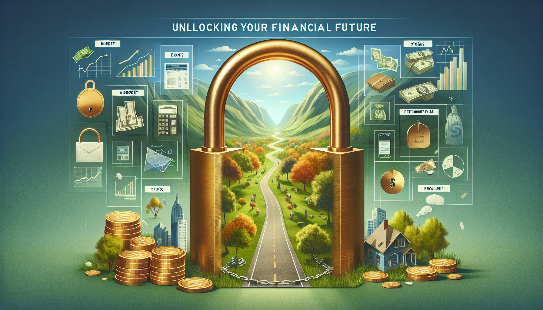 AI-generated image to illustrate the content of Dollar Sense Future.