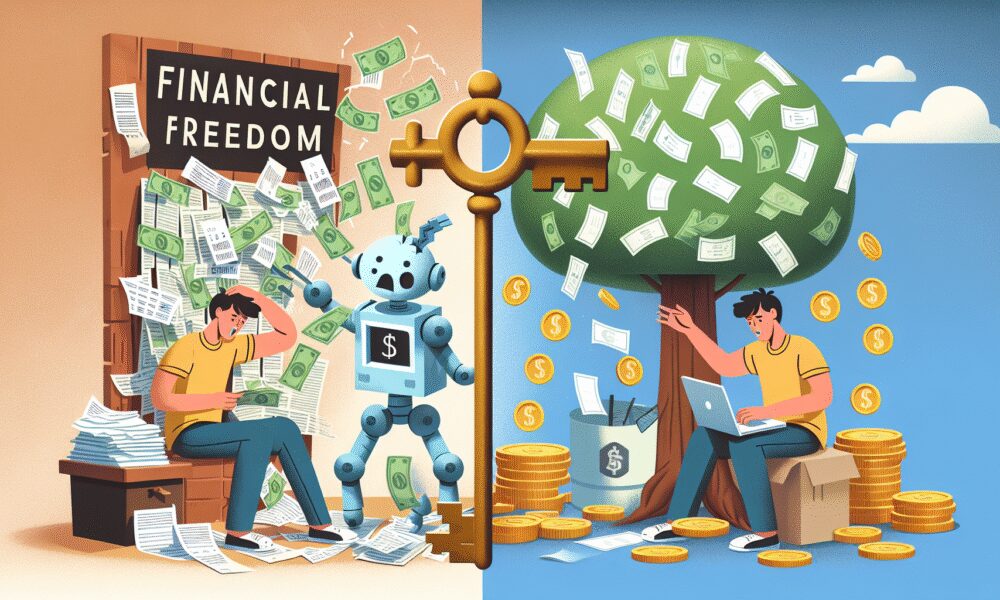 AI-generated image to illustrate the content of Dollar Sense Future.