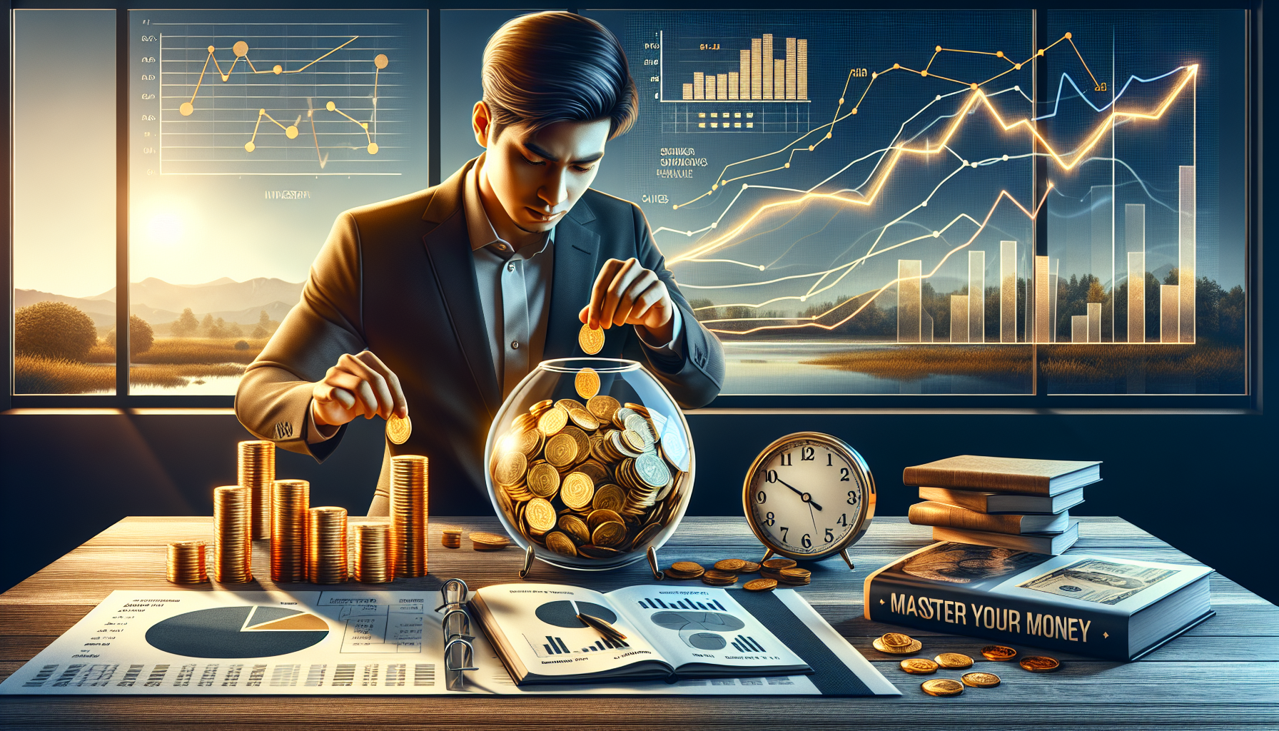 AI-generated image to illustrate the content of Dollar Sense Future.