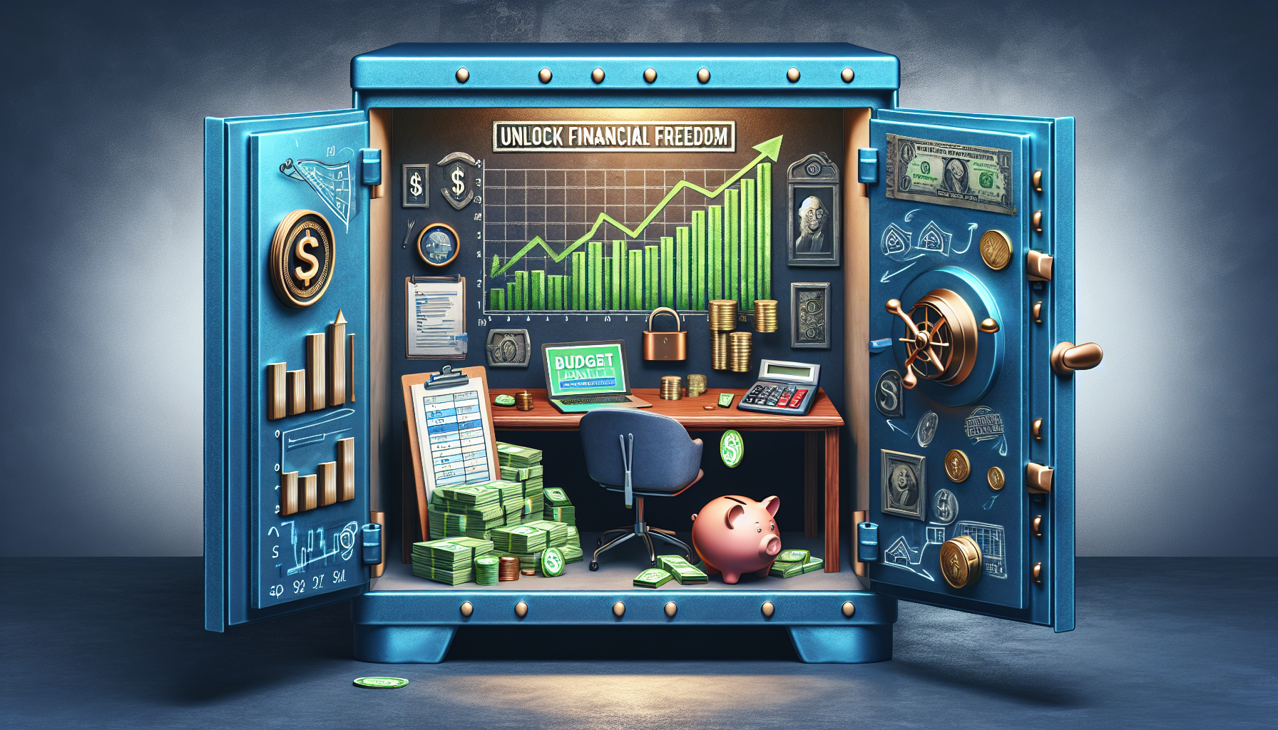 AI-generated image to illustrate the content of Dollar Sense Future.