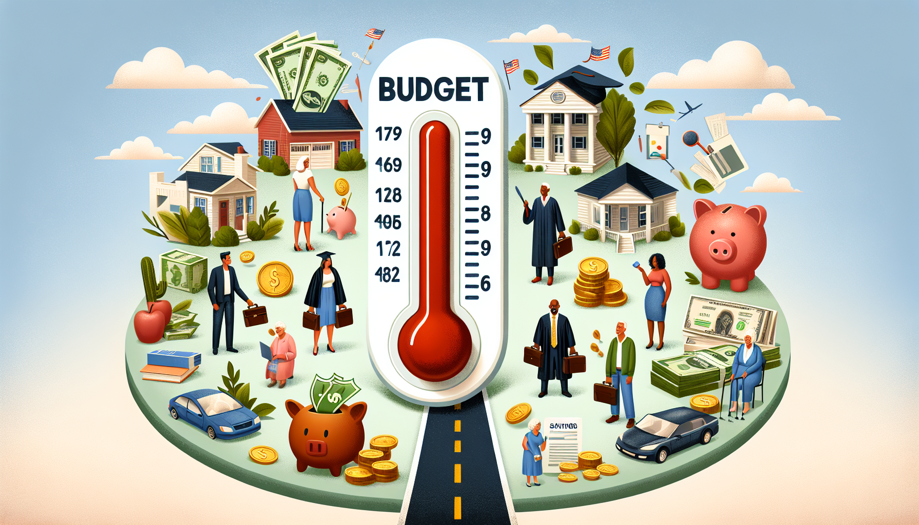 AI-generated image to illustrate the content of Dollar Sense Future.