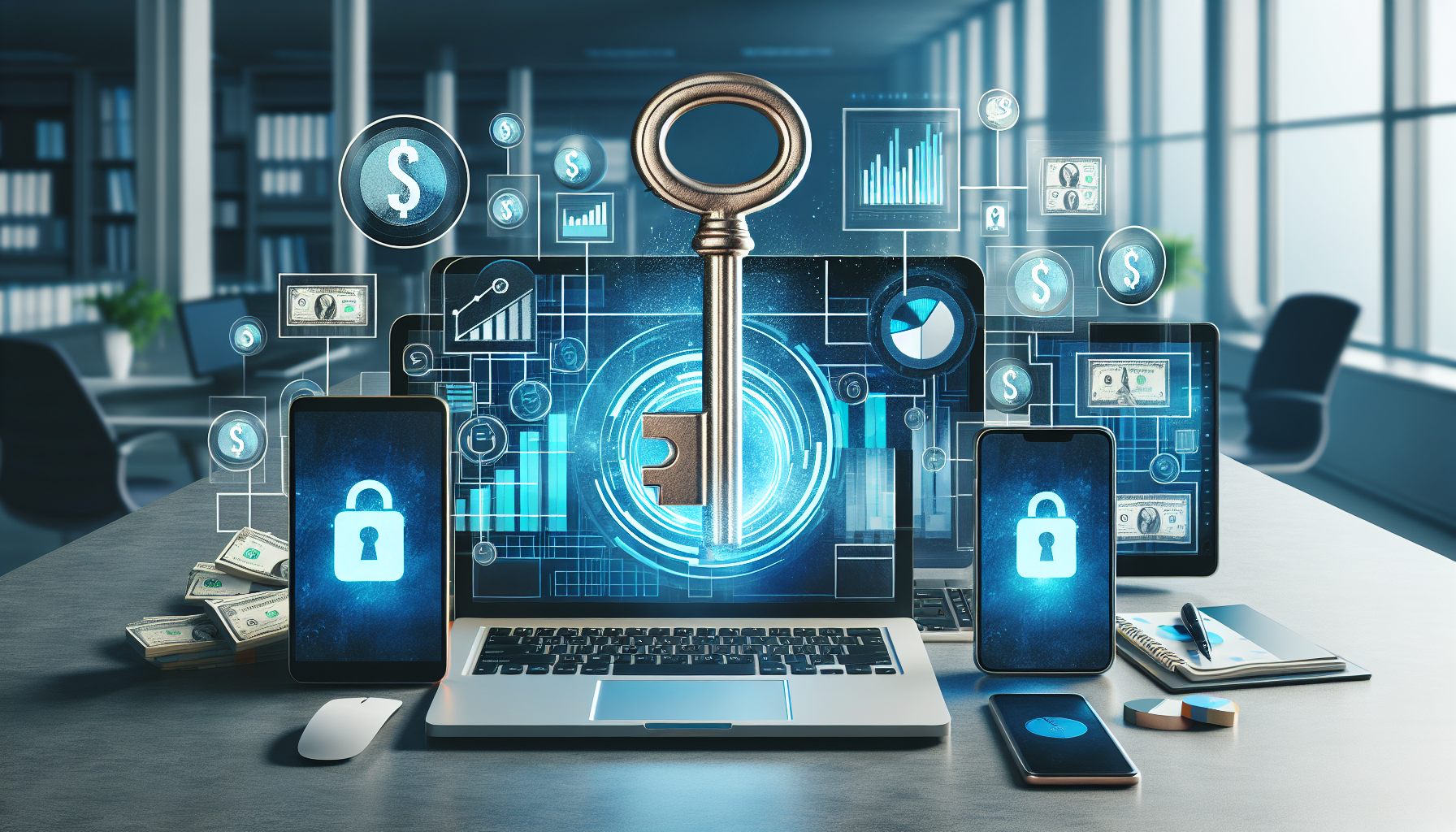 AI-generated image to illustrate the content of Dollar Sense Future.