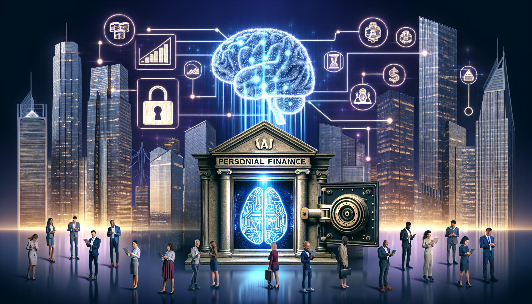 AI-generated image to illustrate the content of Dollar Sense Future.