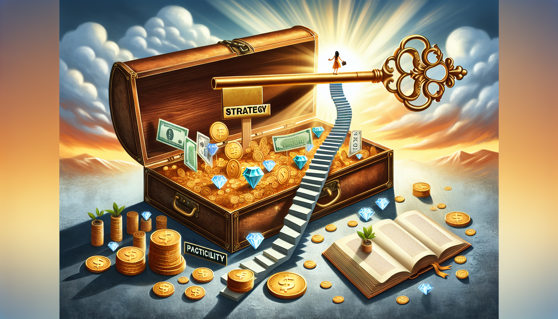 AI-generated image to illustrate the content of Dollar Sense Future.