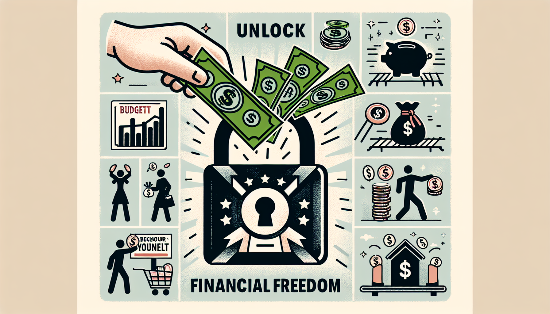 AI-generated image to illustrate the content of Dollar Sense Future.