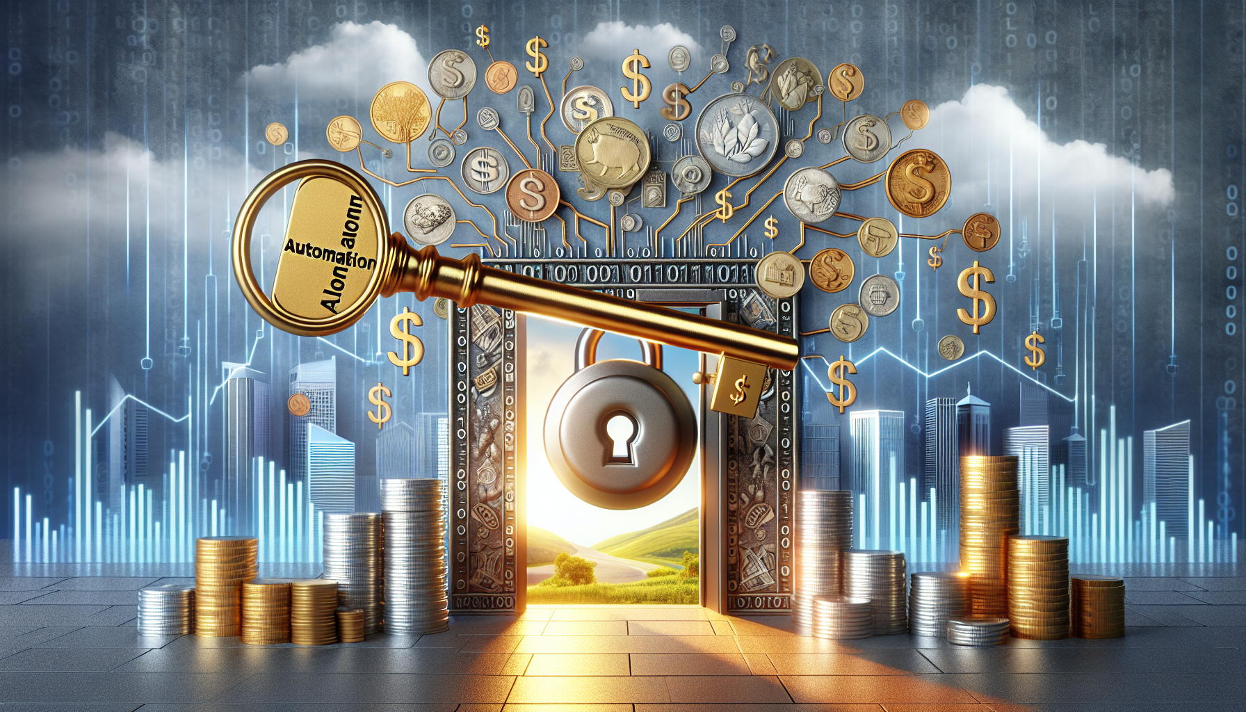 AI-generated image to illustrate the content of Dollar Sense Future.