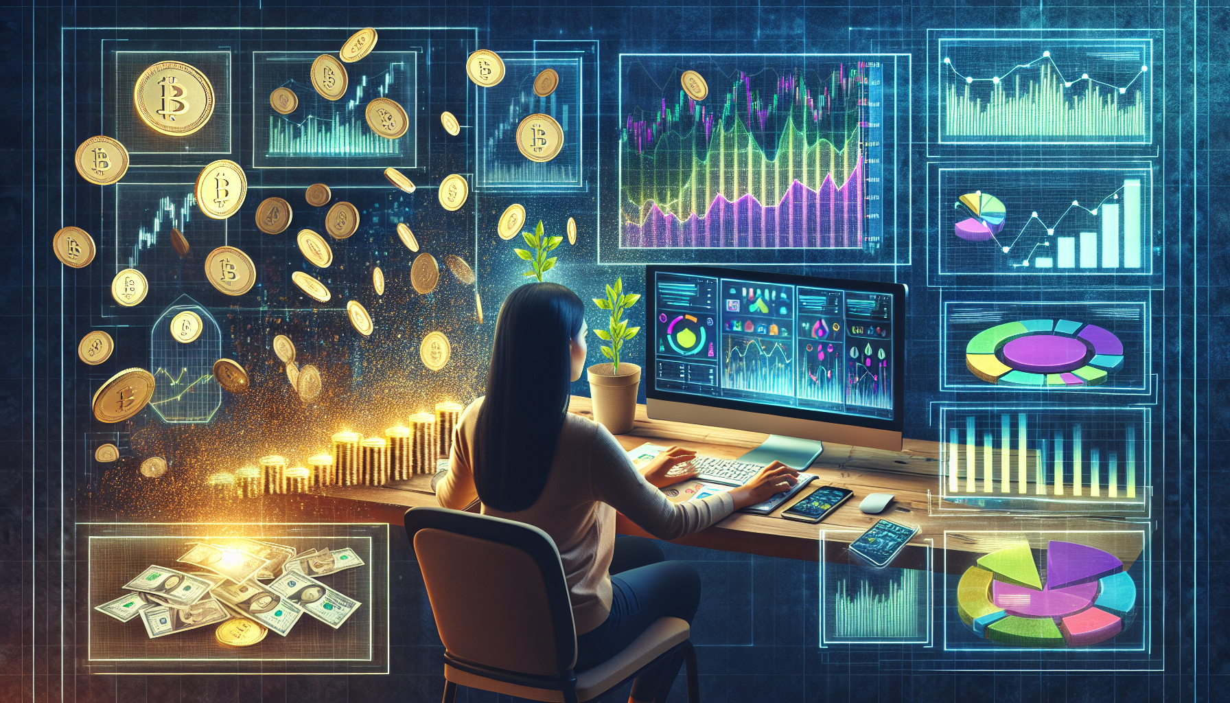 AI-generated image to illustrate the content of Dollar Sense Future.