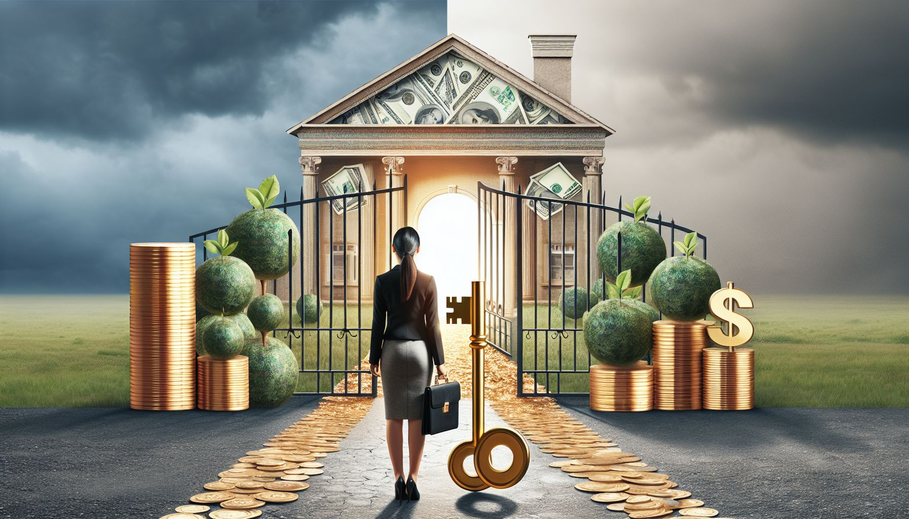 AI-generated image to illustrate the content of Dollar Sense Future.