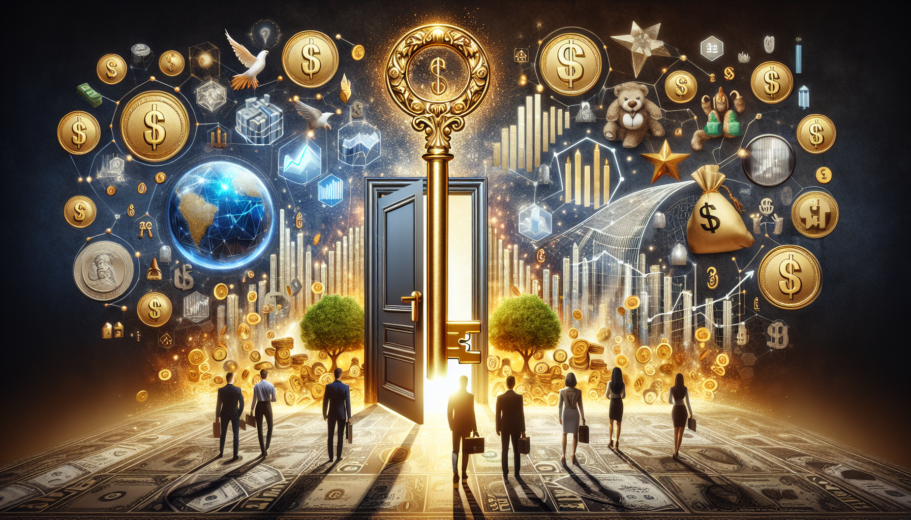 AI-generated image to illustrate the content of Dollar Sense Future.