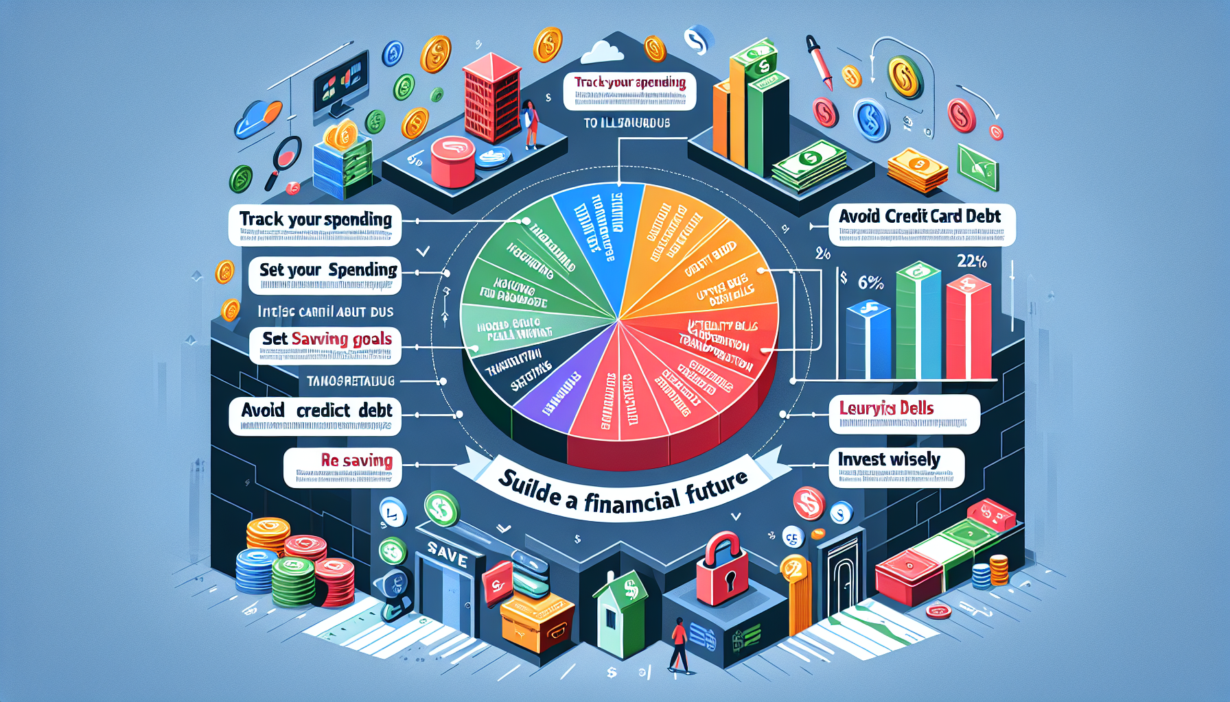 AI-generated image to illustrate the content of Dollar Sense Future.
