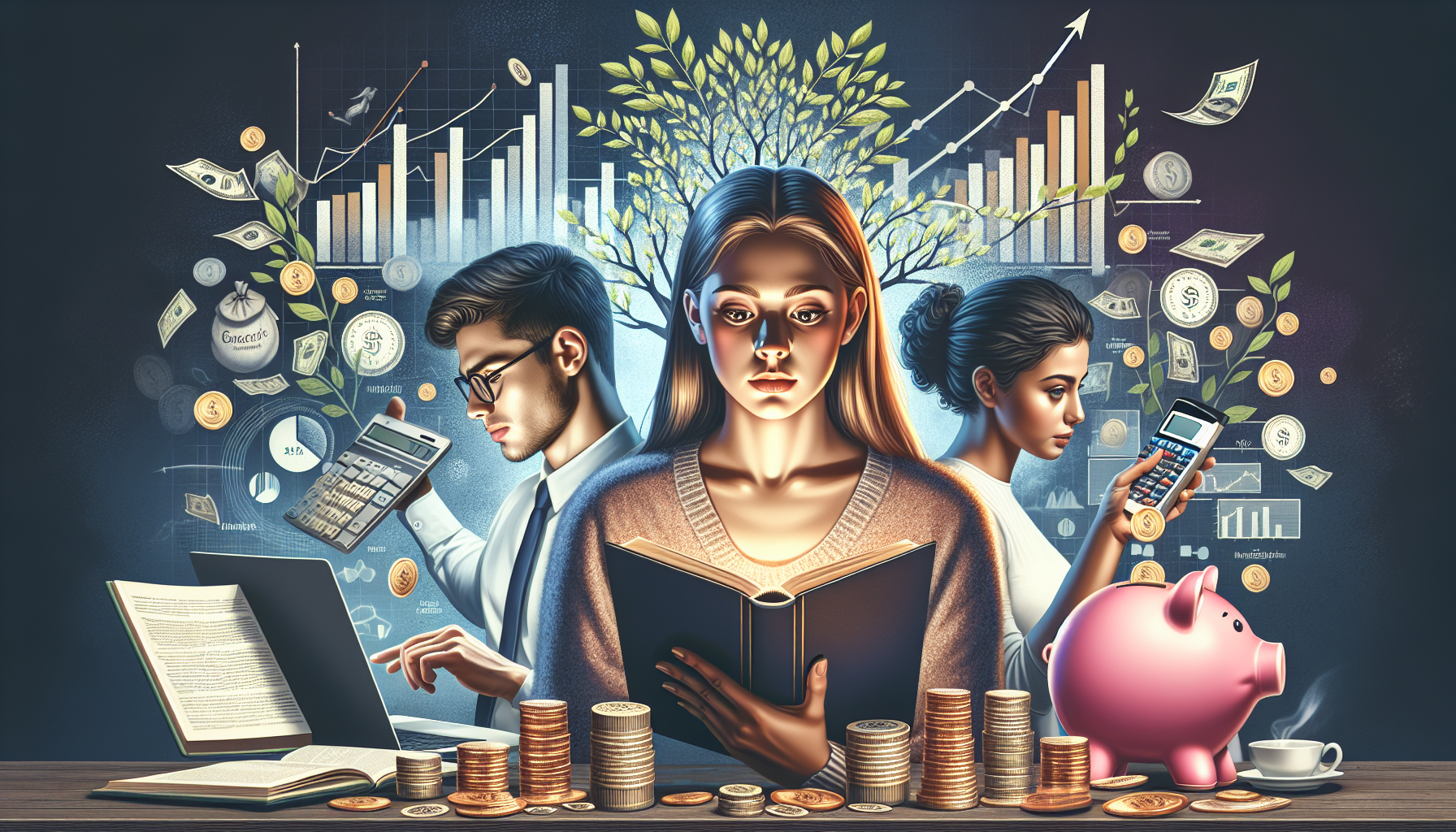 AI-generated image to illustrate the content of Dollar Sense Future.