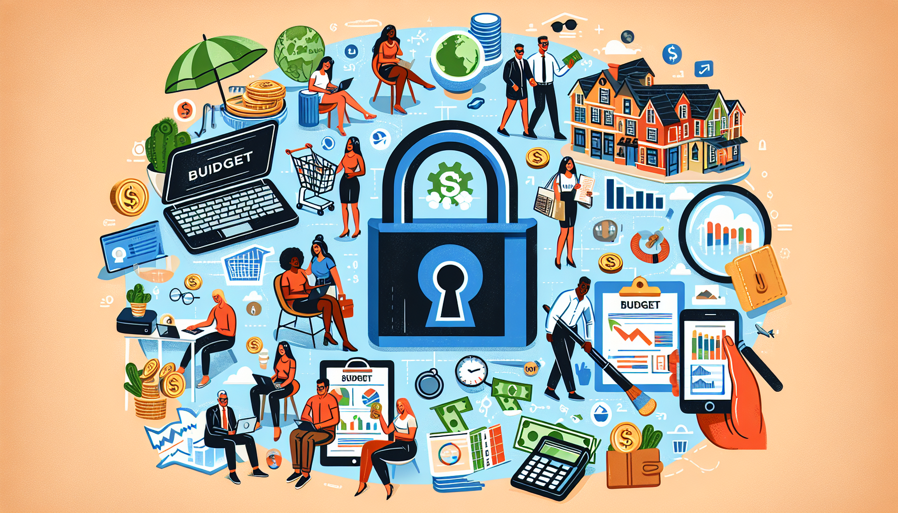 AI-generated image to illustrate the content of Dollar Sense Future.