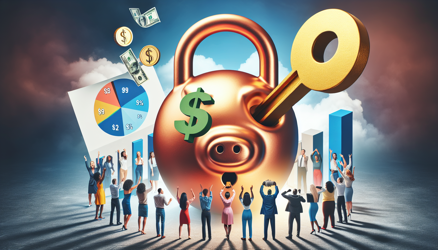 AI-generated image to illustrate the content of Dollar Sense Future.