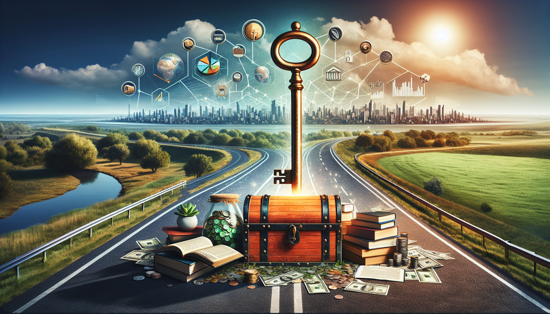 AI-generated image to illustrate the content of Dollar Sense Future.