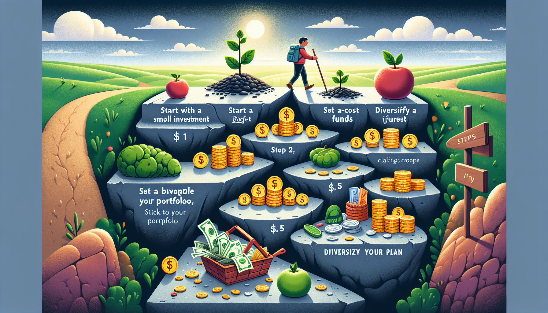 AI-generated image to illustrate the content of Dollar Sense Future.