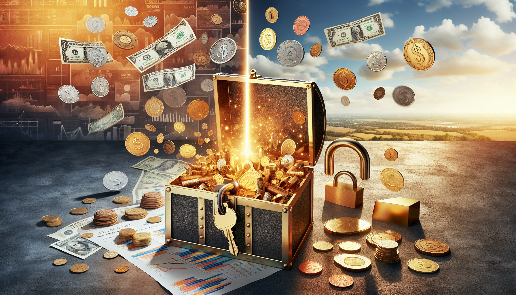 AI-generated image to illustrate the content of Dollar Sense Future.