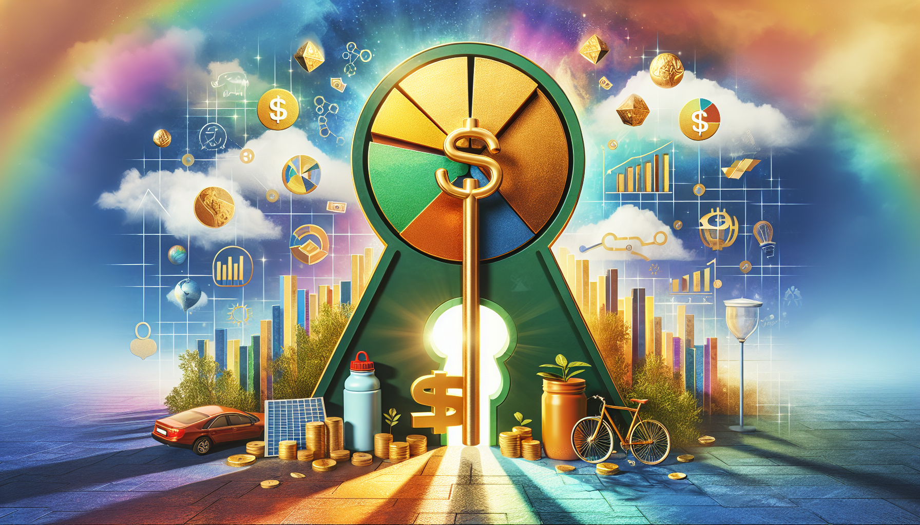 AI-generated image to illustrate the content of Dollar Sense Future.