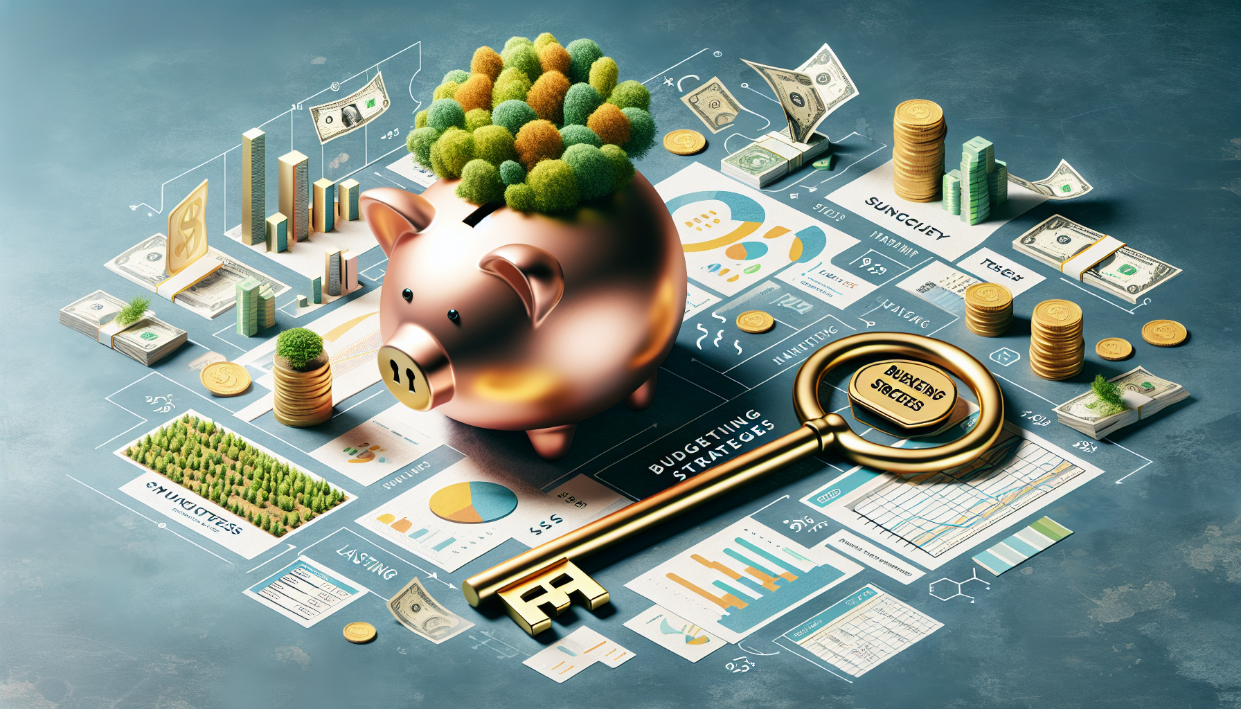 AI-generated image to illustrate the content of Dollar Sense Future.