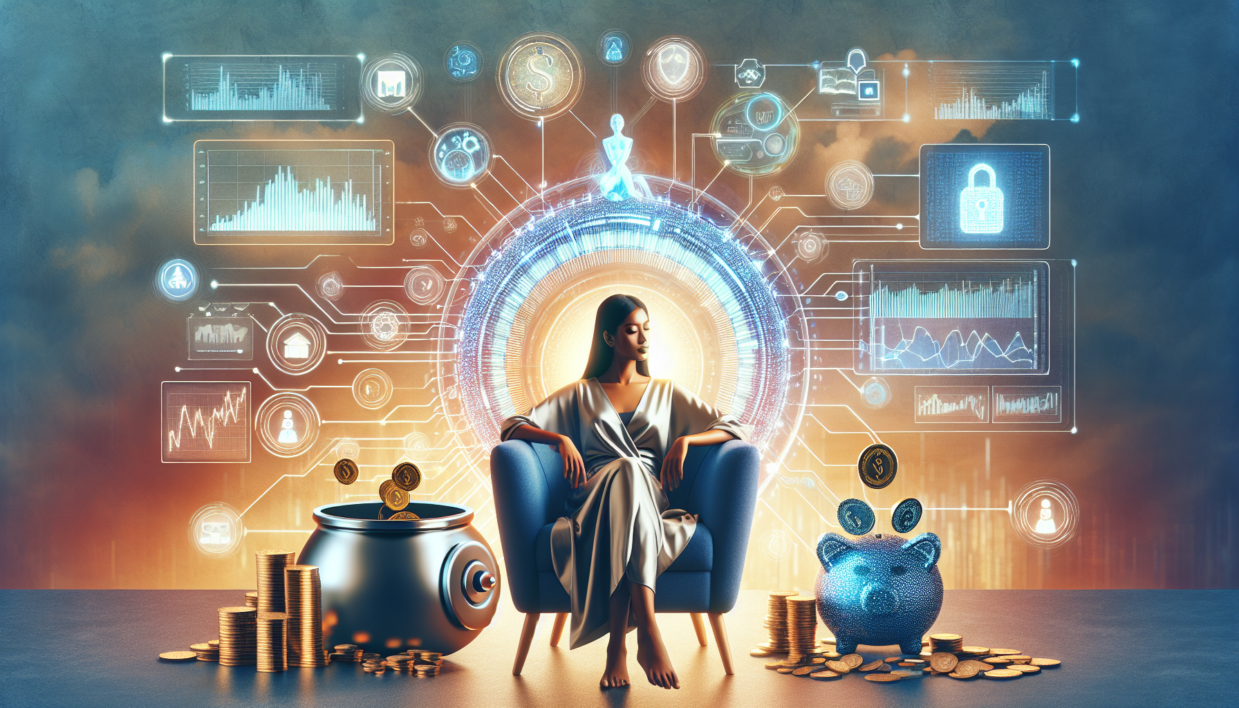 AI-generated image to illustrate the content of Dollar Sense Future.