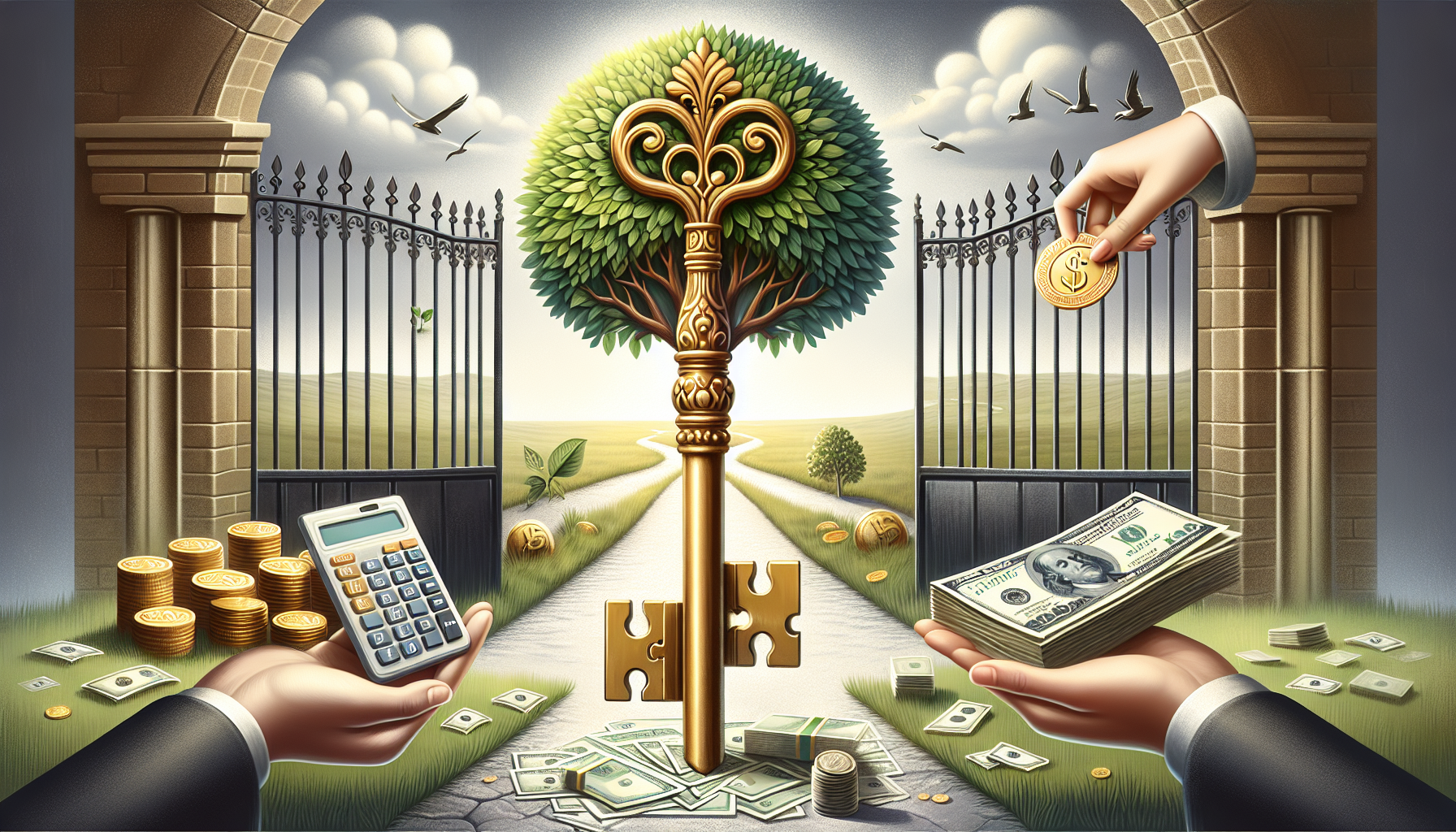 AI-generated image to illustrate the content of Dollar Sense Future.