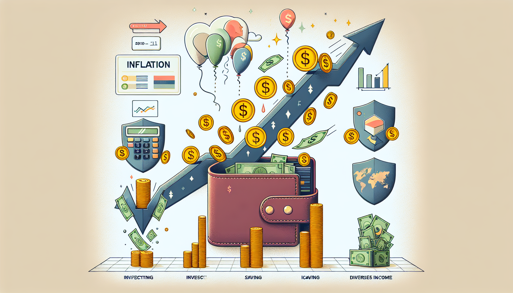 AI-generated image to illustrate the content of Dollar Sense Future.