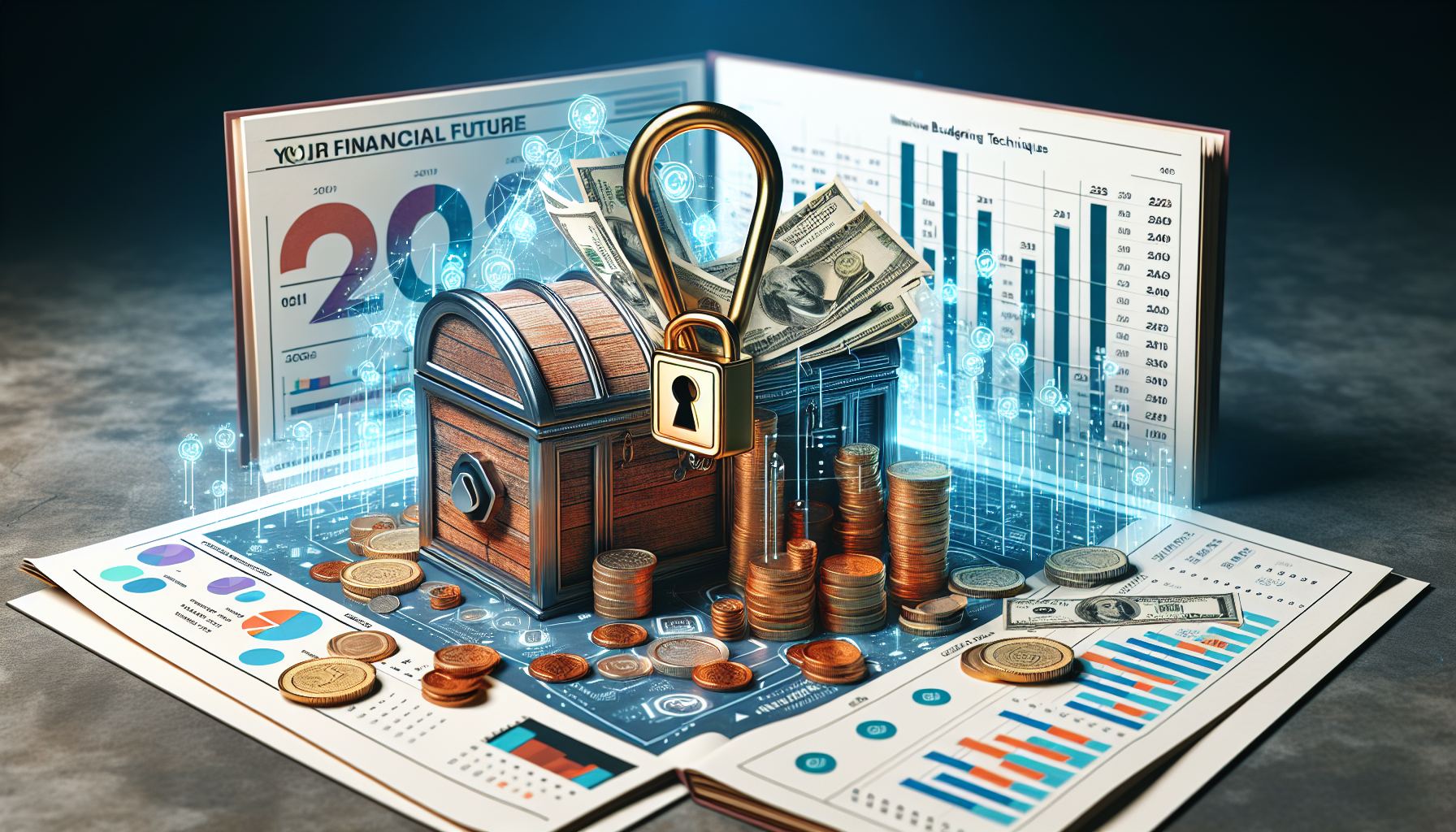 AI-generated image to illustrate the content of Dollar Sense Future.