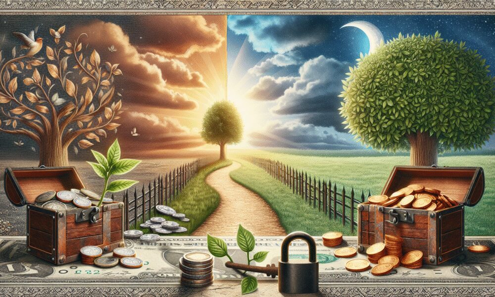 AI-generated image to illustrate the content of Dollar Sense Future.