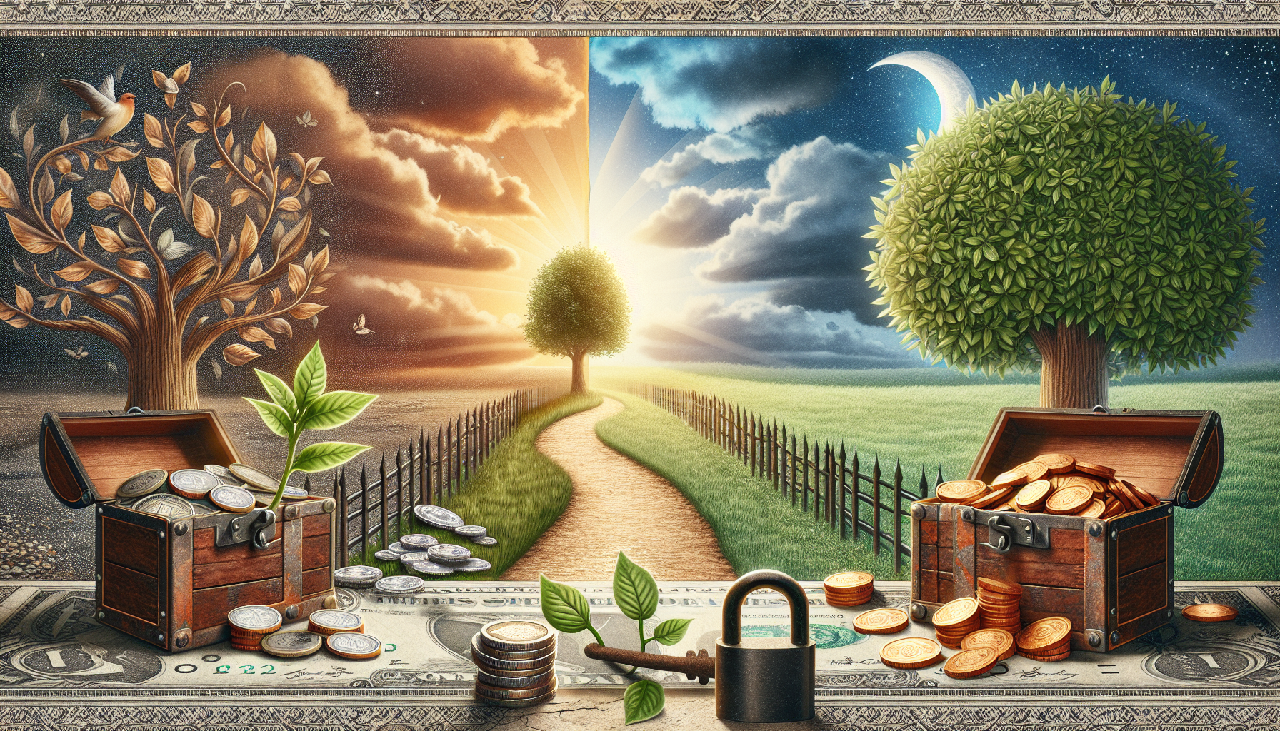 AI-generated image to illustrate the content of Dollar Sense Future.