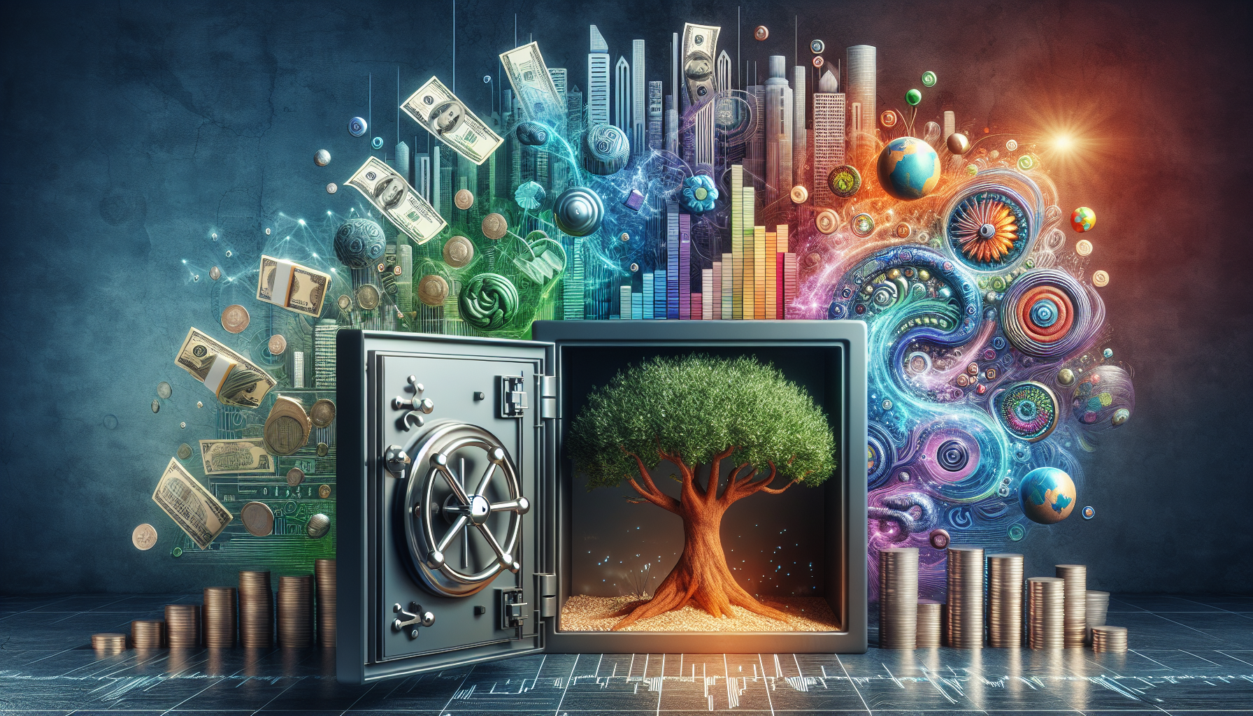 AI-generated image to illustrate the content of Dollar Sense Future.