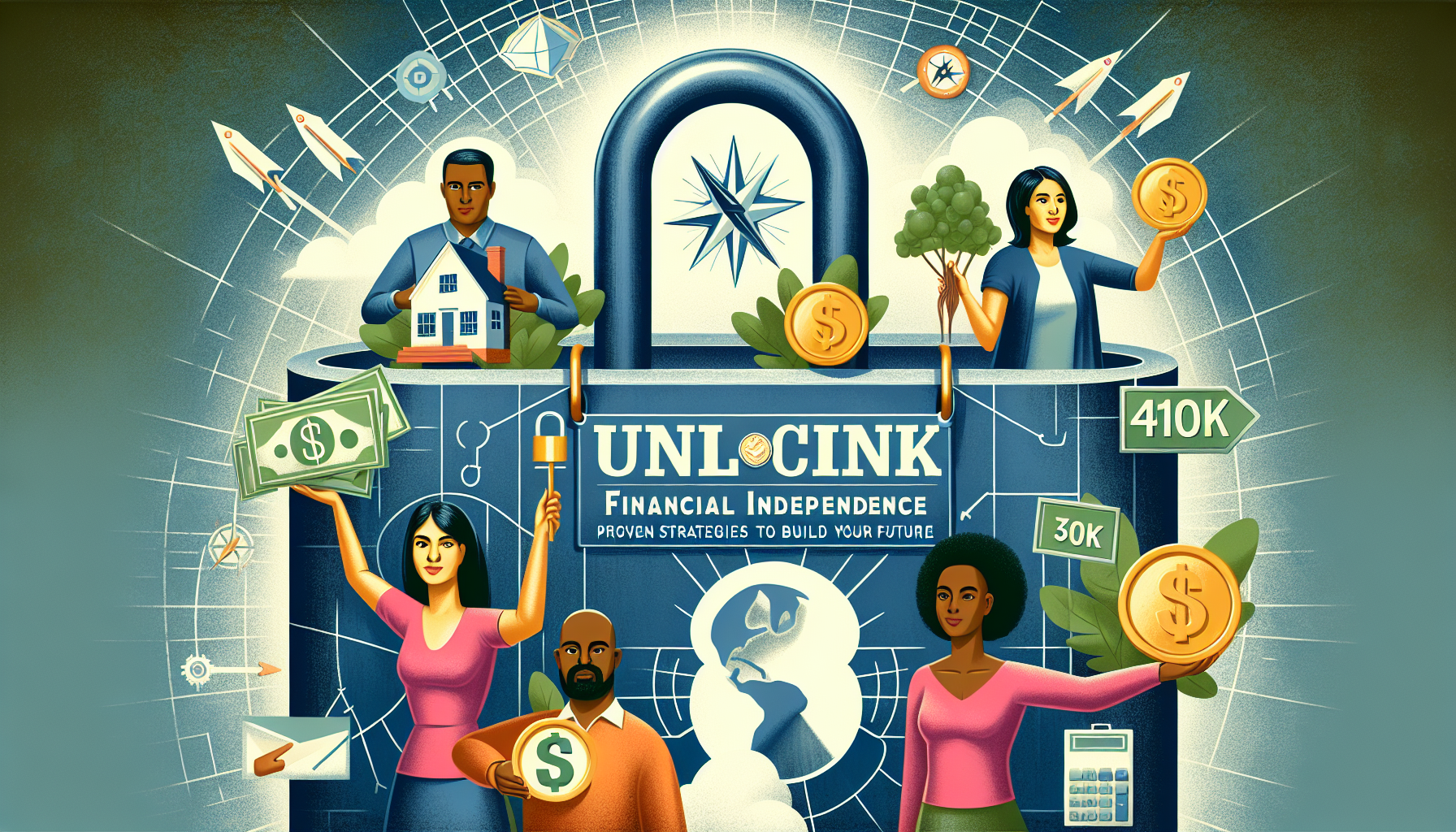 AI-generated image to illustrate the content of Dollar Sense Future.