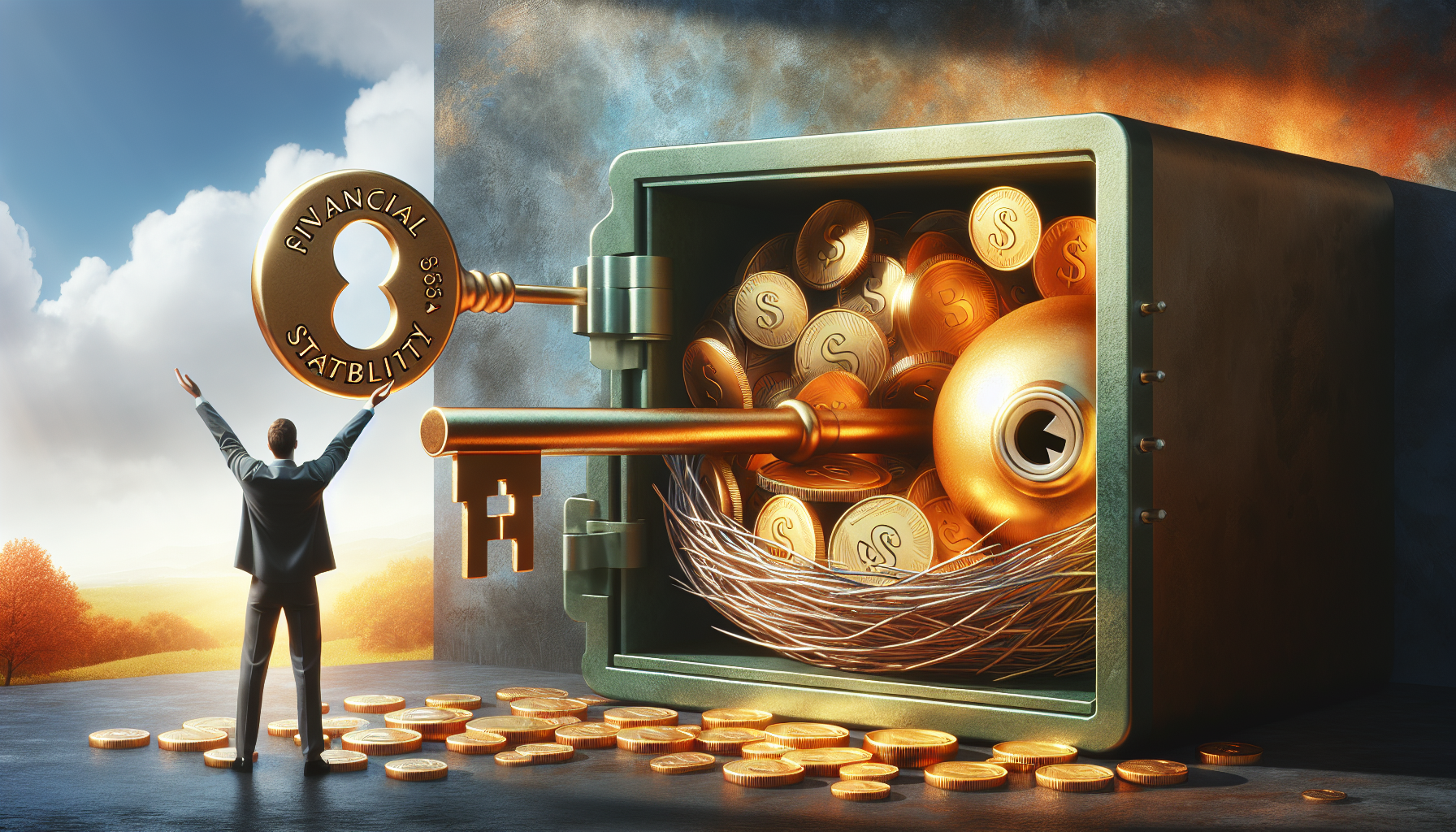 AI-generated image to illustrate the content of Dollar Sense Future.