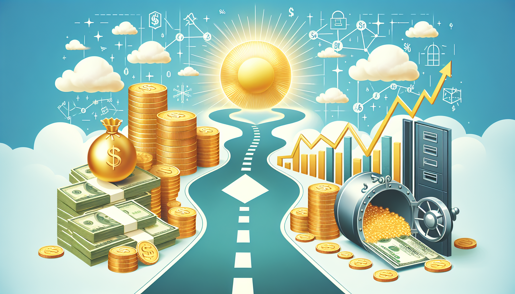 AI-generated image to illustrate the content of Dollar Sense Future.