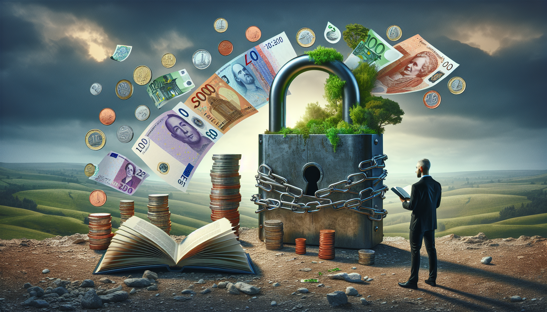 AI-generated image to illustrate the content of Dollar Sense Future.