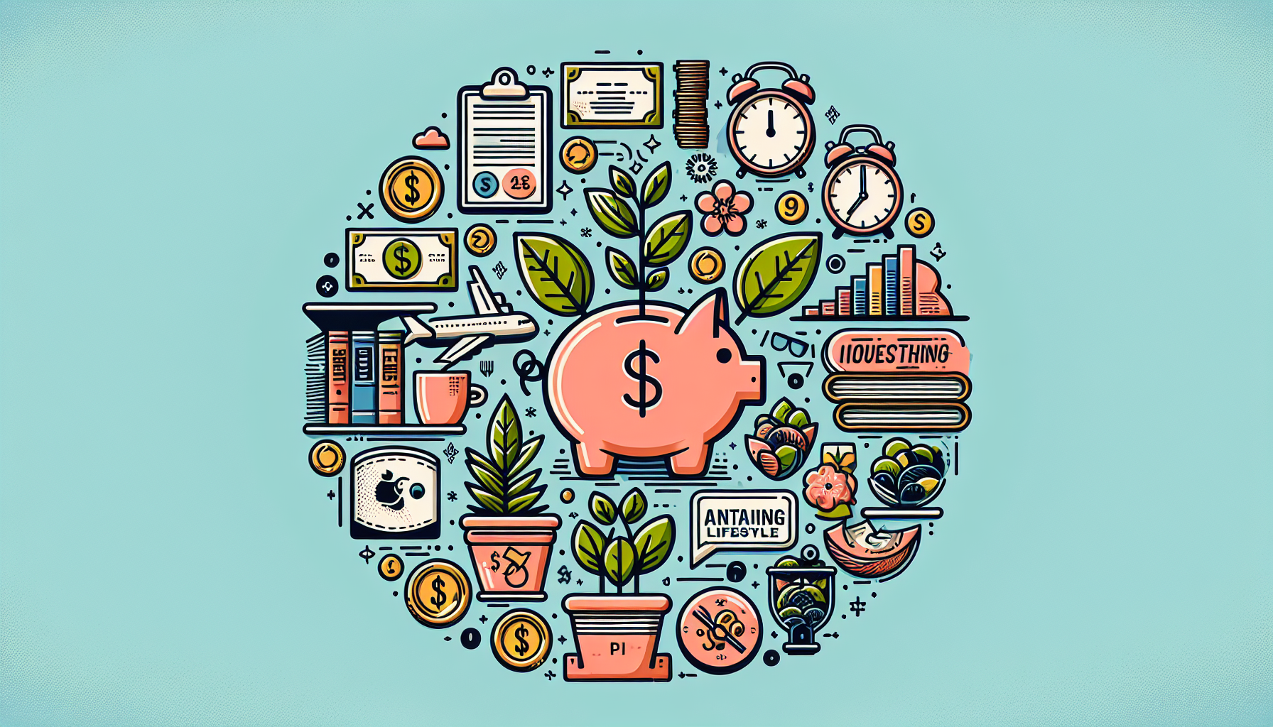 AI-generated image to illustrate the content of Dollar Sense Future.