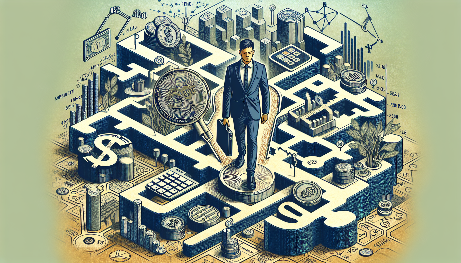 AI-generated image to illustrate the content of Dollar Sense Future.