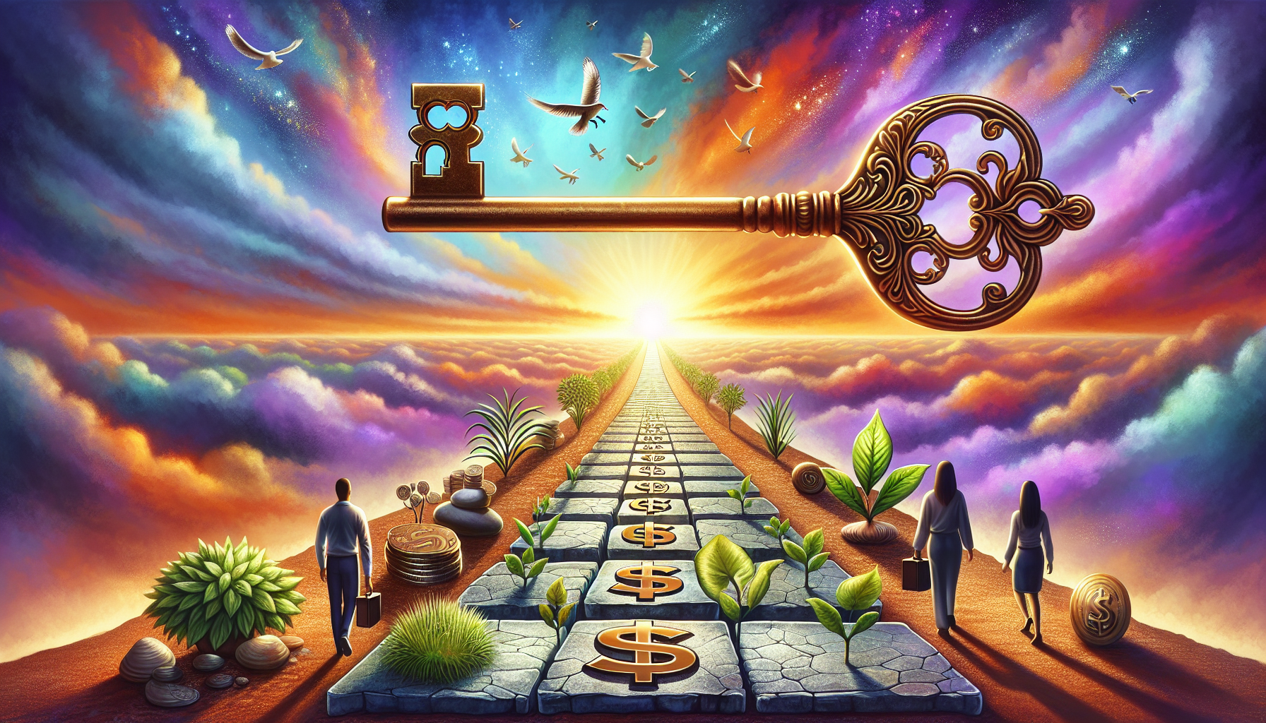AI-generated image to illustrate the content of Dollar Sense Future.