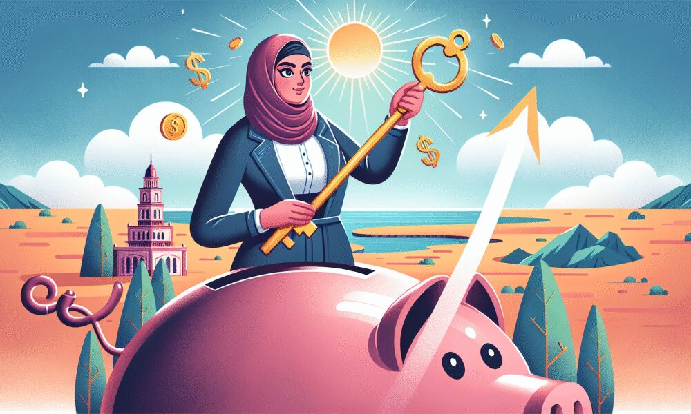 AI-generated image to illustrate the content of Dollar Sense Future.