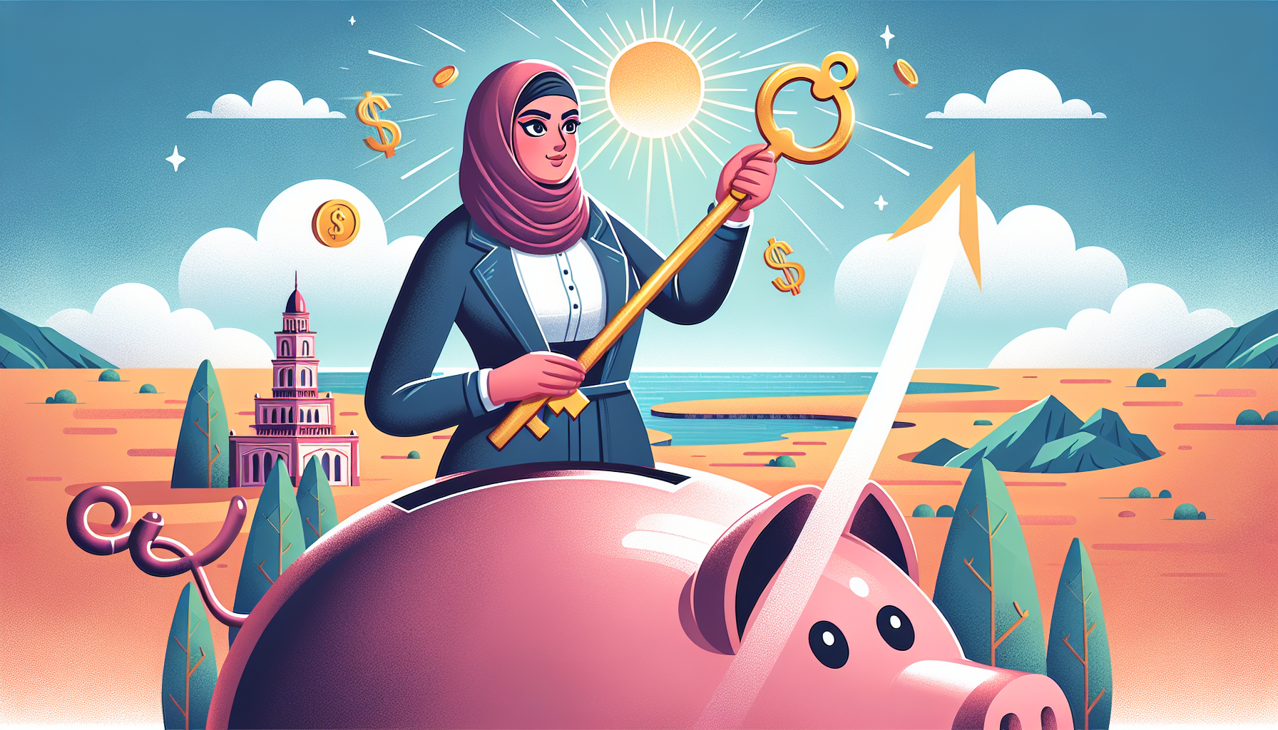 AI-generated image to illustrate the content of Dollar Sense Future.