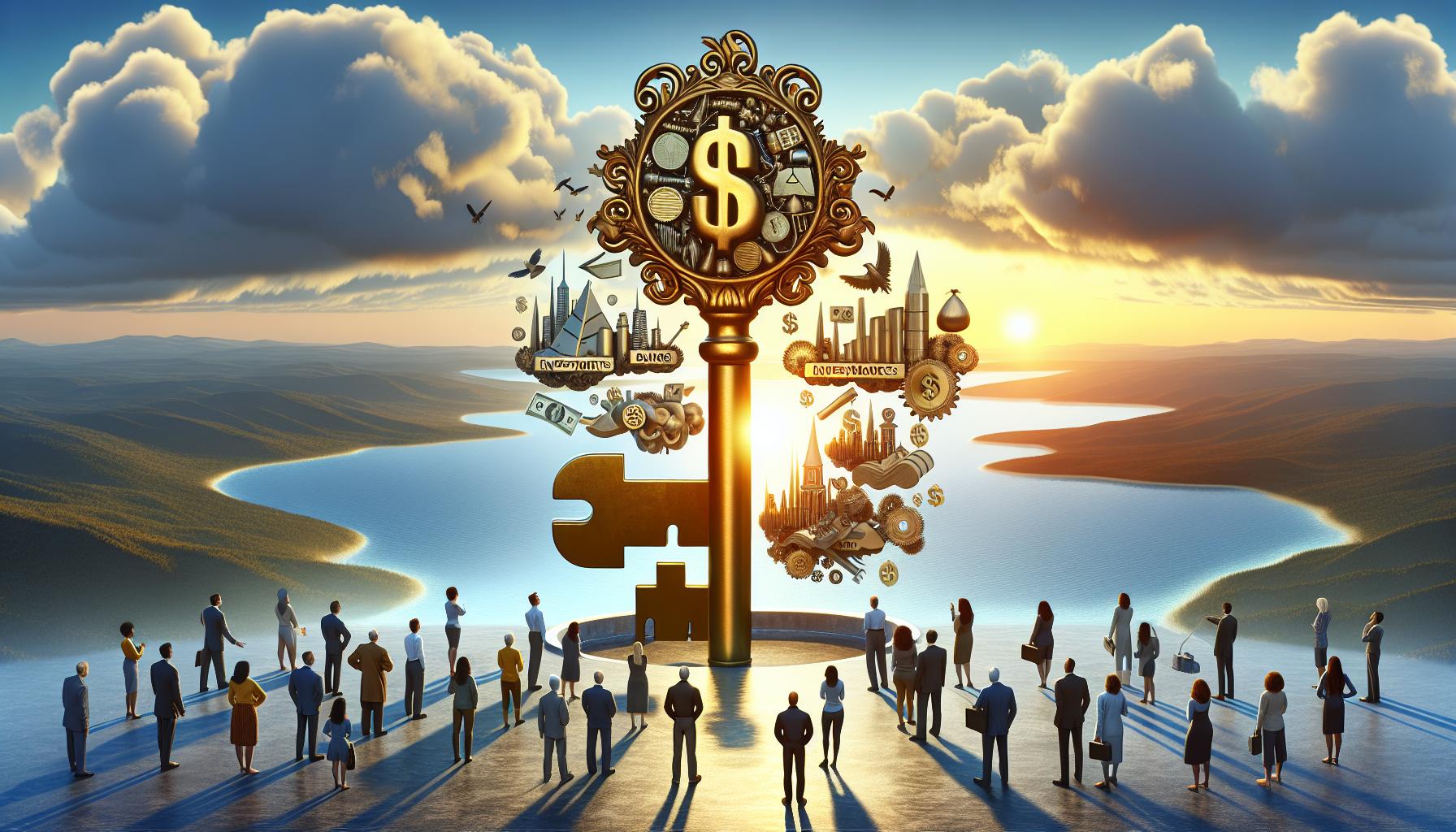 AI-generated image to illustrate the content of Dollar Sense Future.