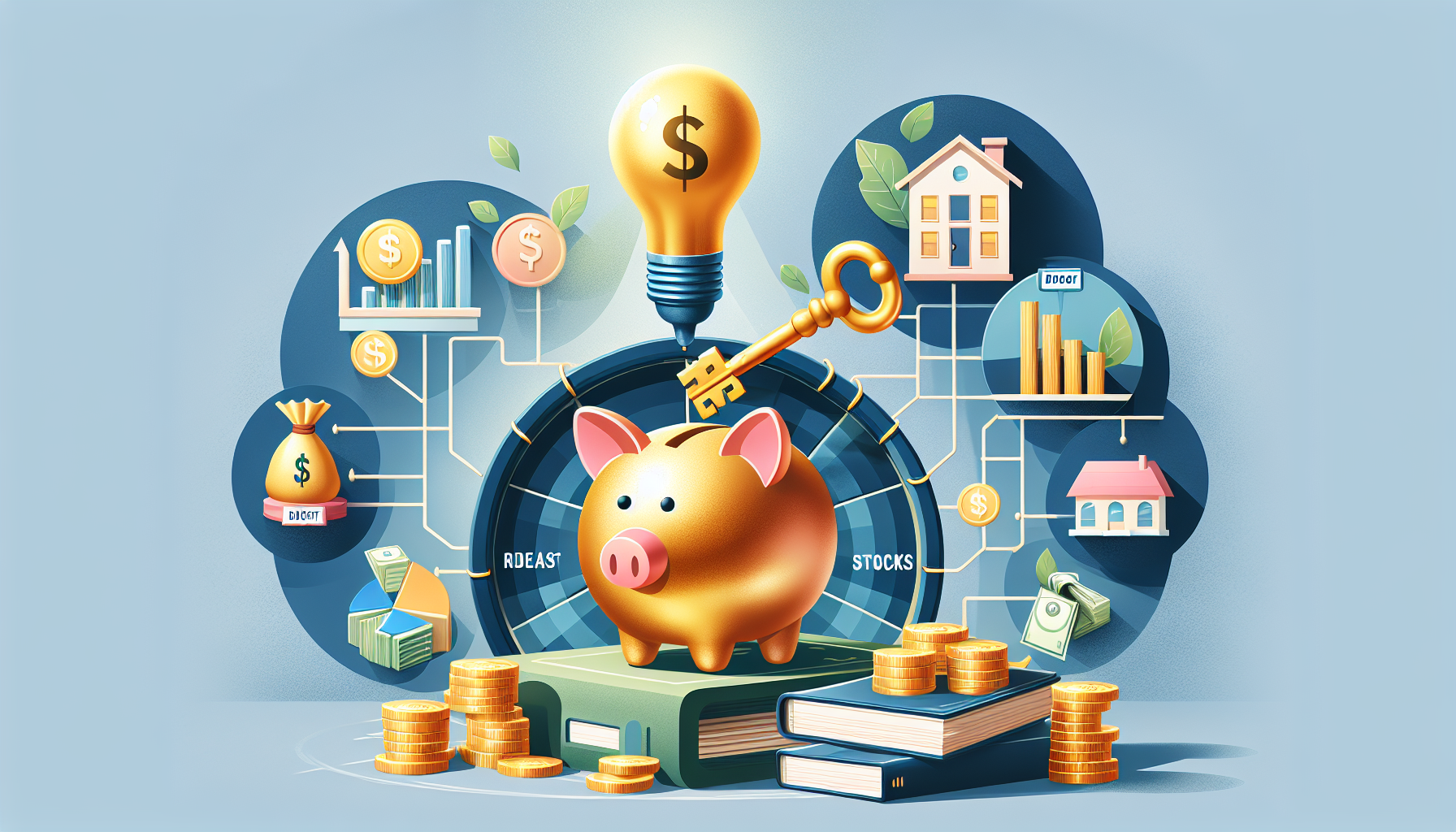 AI-generated image to illustrate the content of Dollar Sense Future.