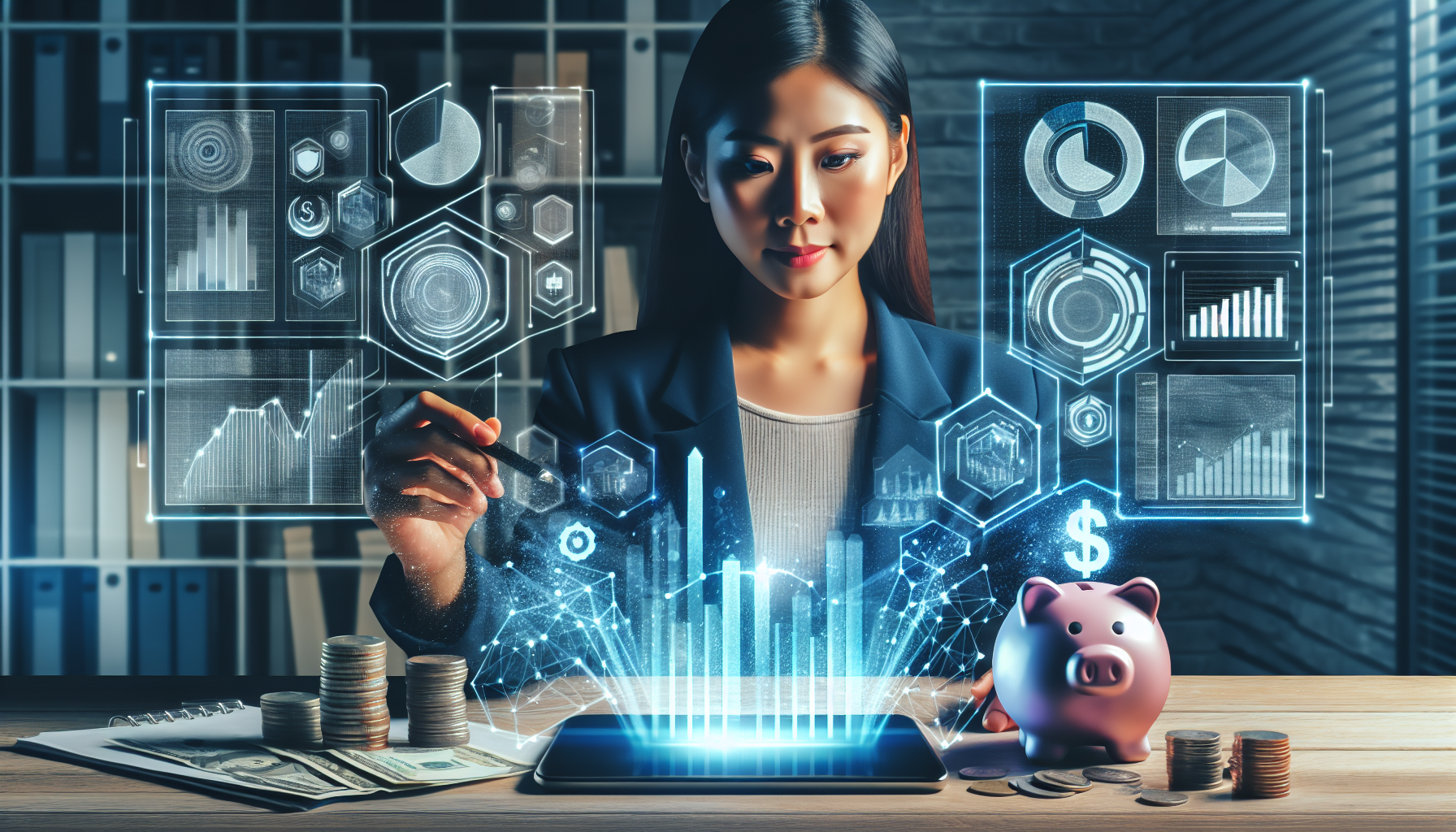 AI-generated image to illustrate the content of Dollar Sense Future.