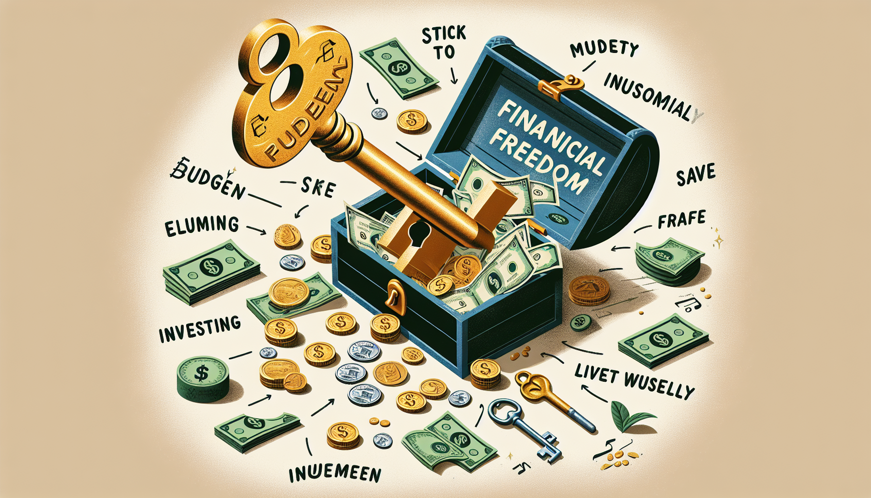 AI-generated image to illustrate the content of Dollar Sense Future.
