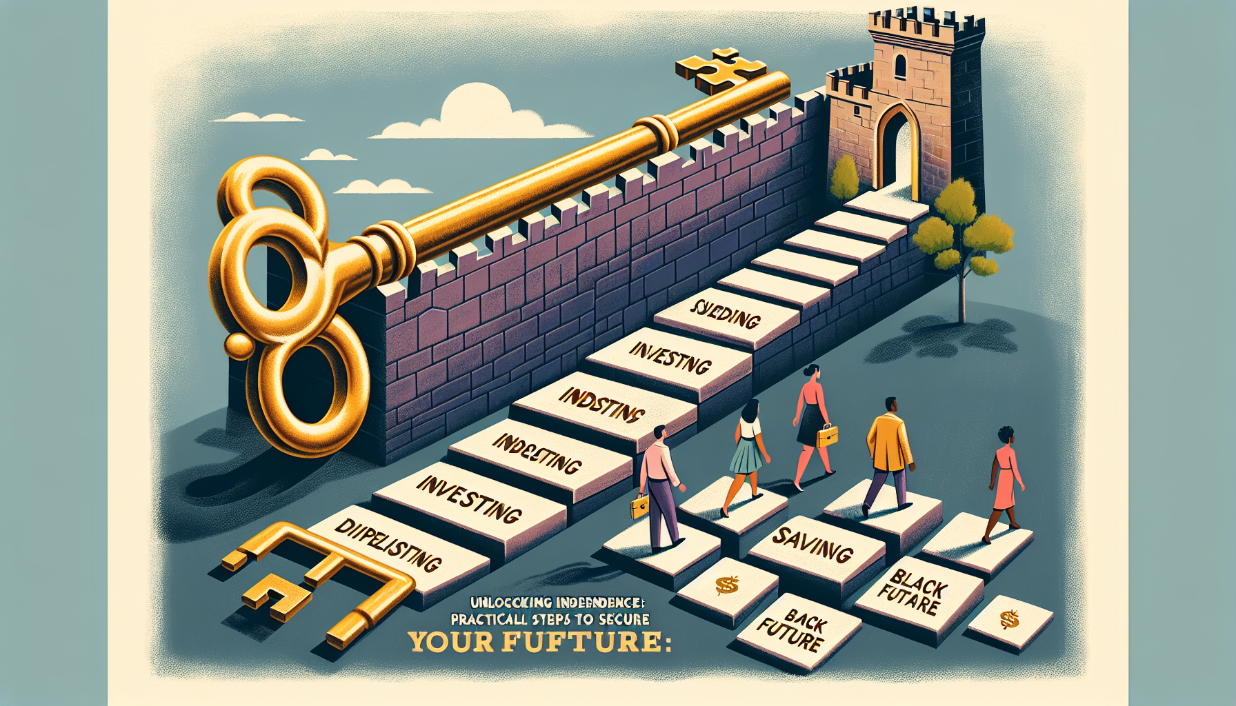 AI-generated image to illustrate the content of Dollar Sense Future.