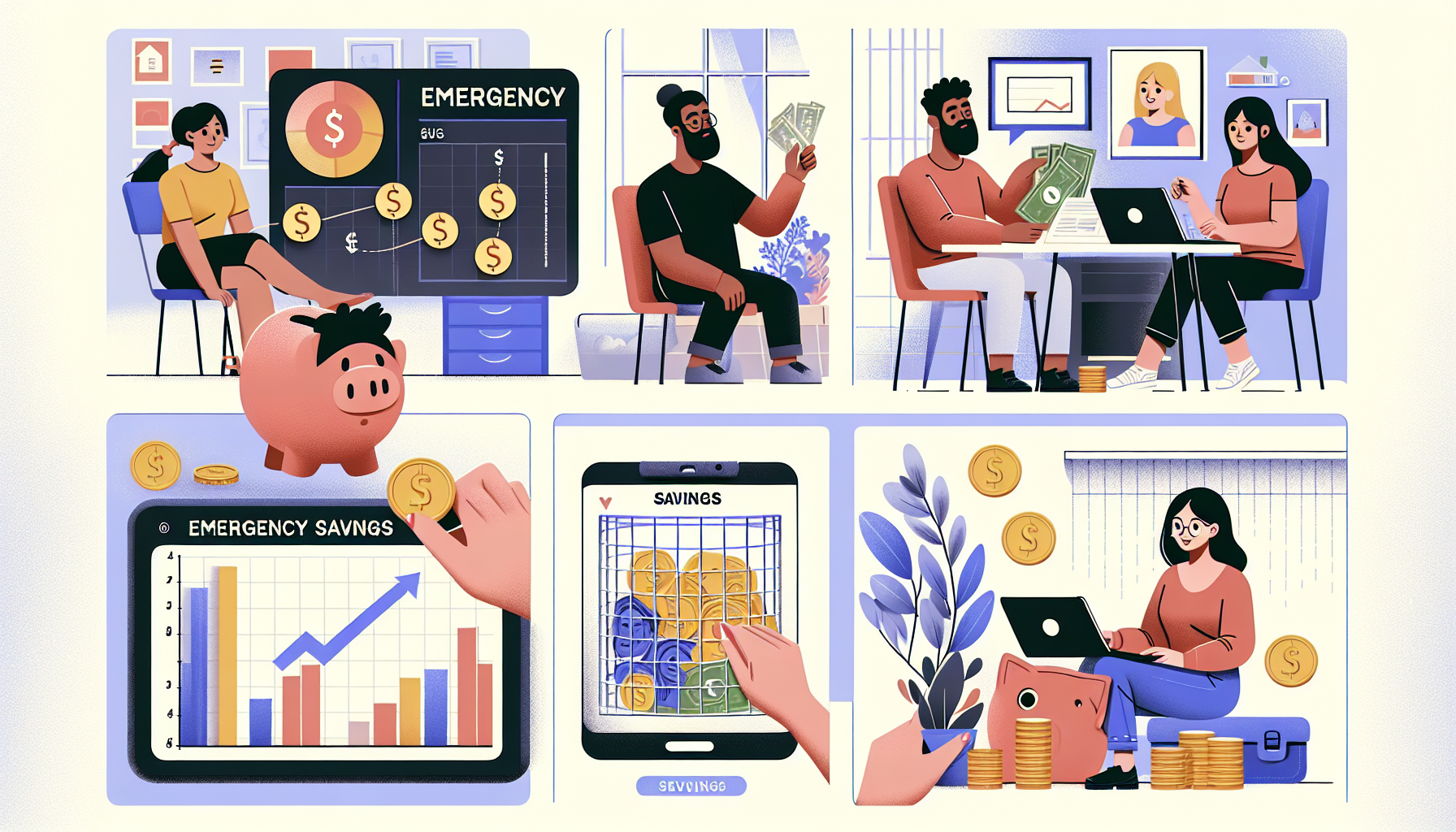 AI-generated image to illustrate the content of Dollar Sense Future.