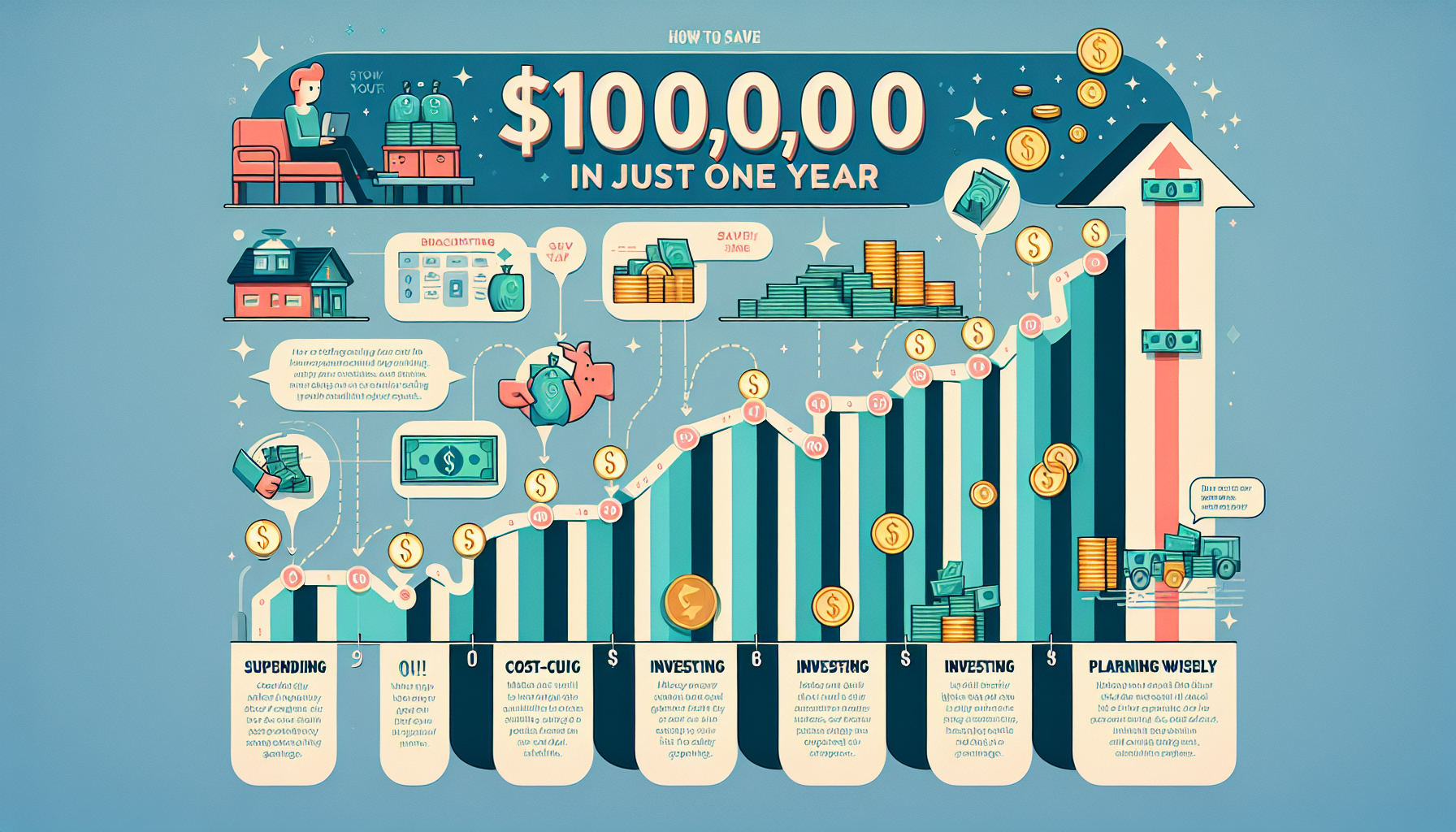 AI-generated image to illustrate the content of Dollar Sense Future.
